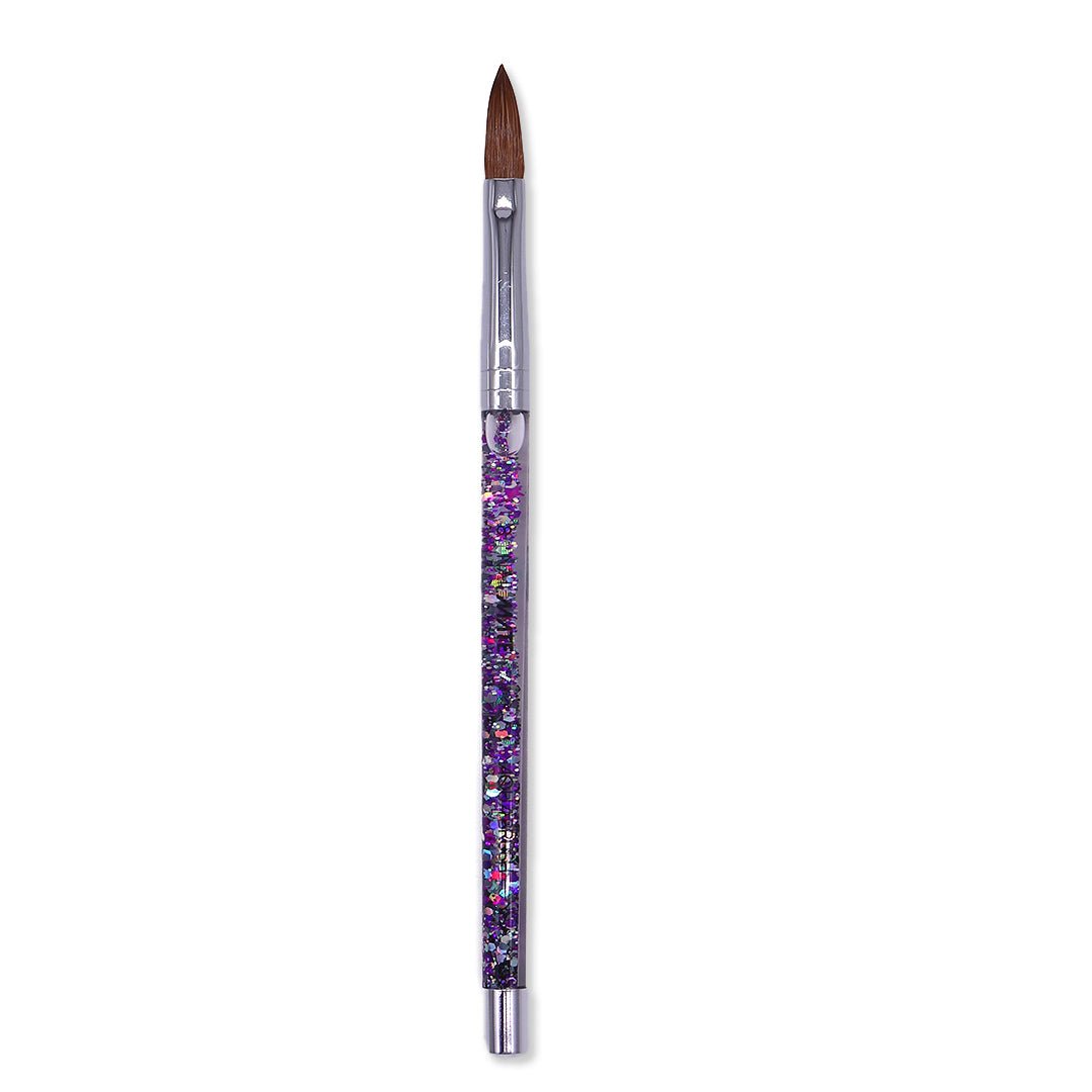 100% Kolinsky Acrylic Nail Brush | Galaxy Aqua