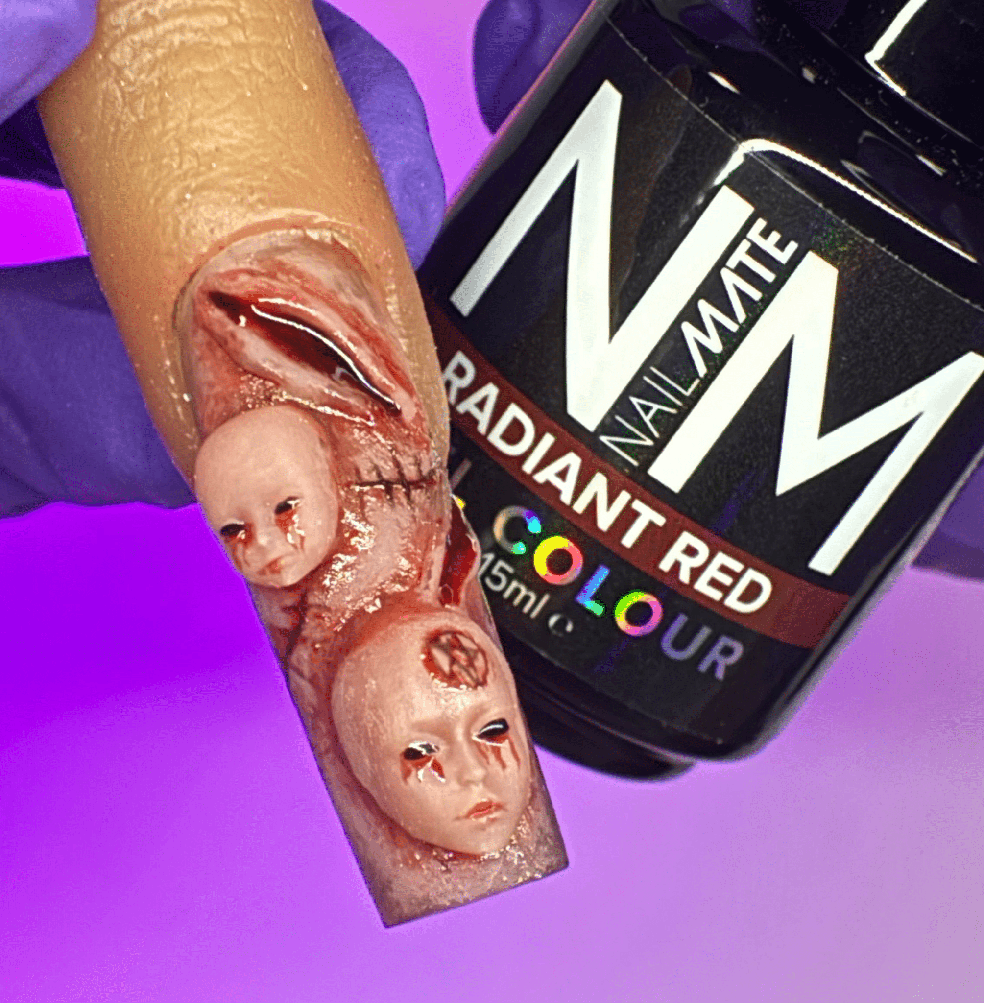 3D Nail Art Mold - FACES