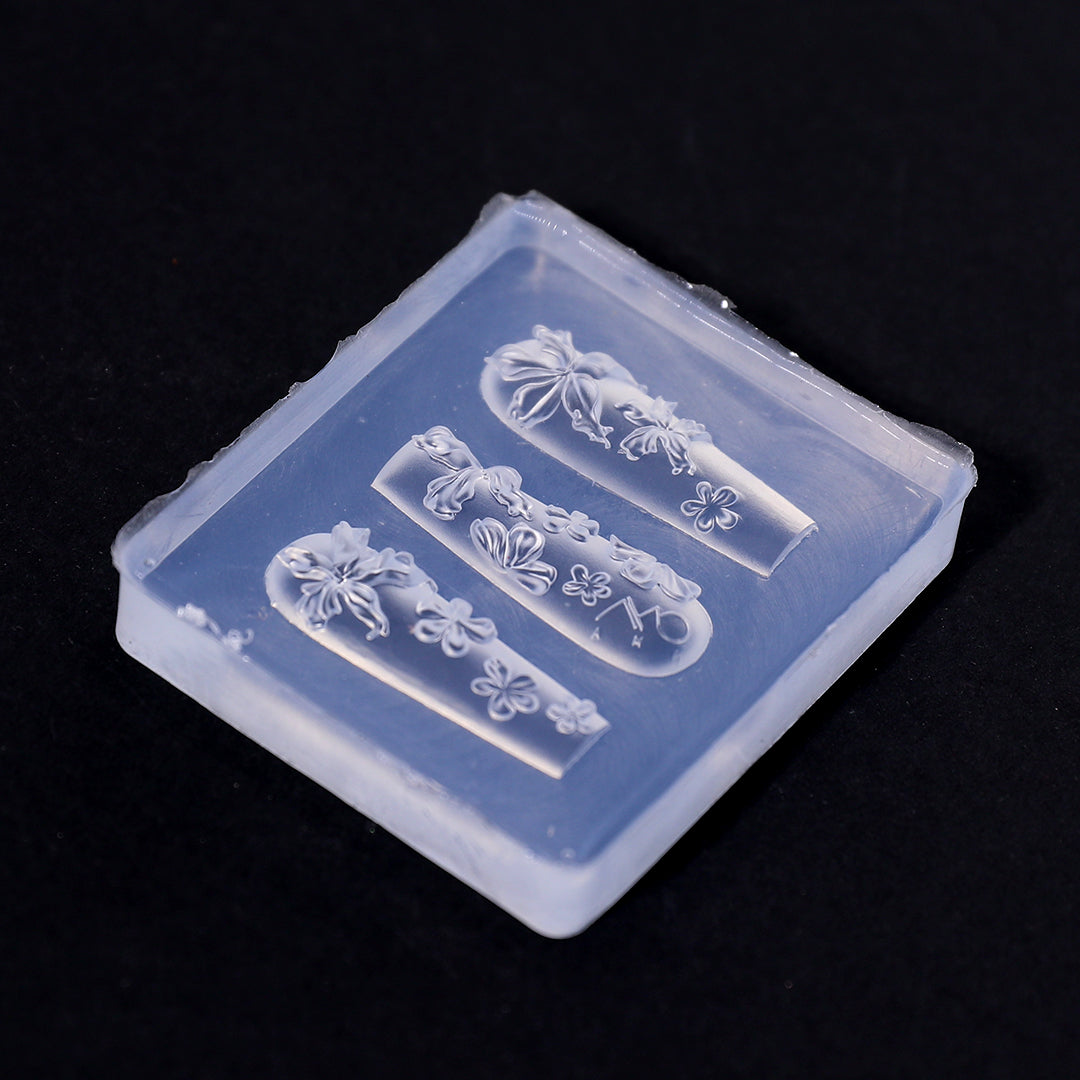 3D Lily Flower Nail Mold