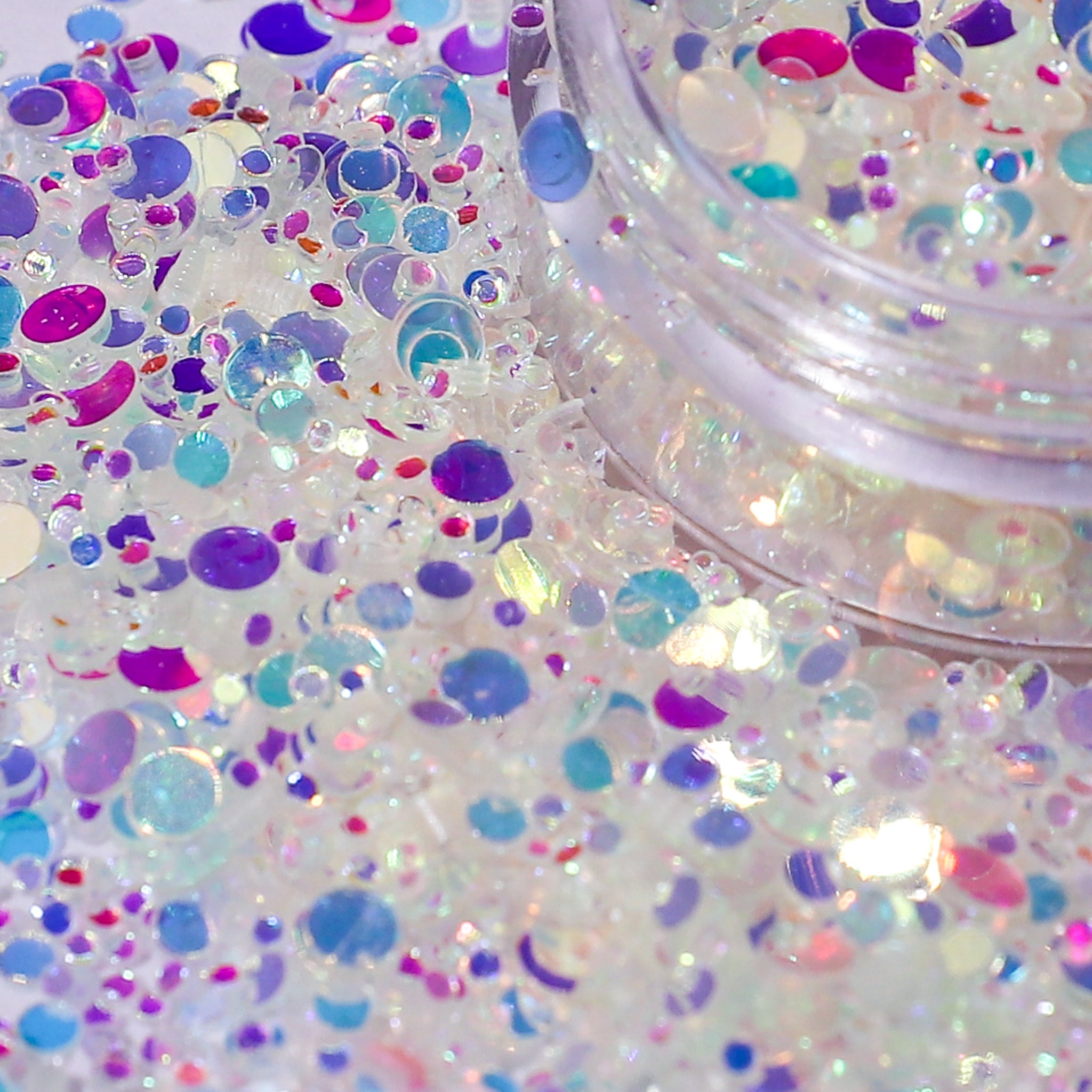 Aurora Dot Iridescent Chunky Nail Glitter 5g