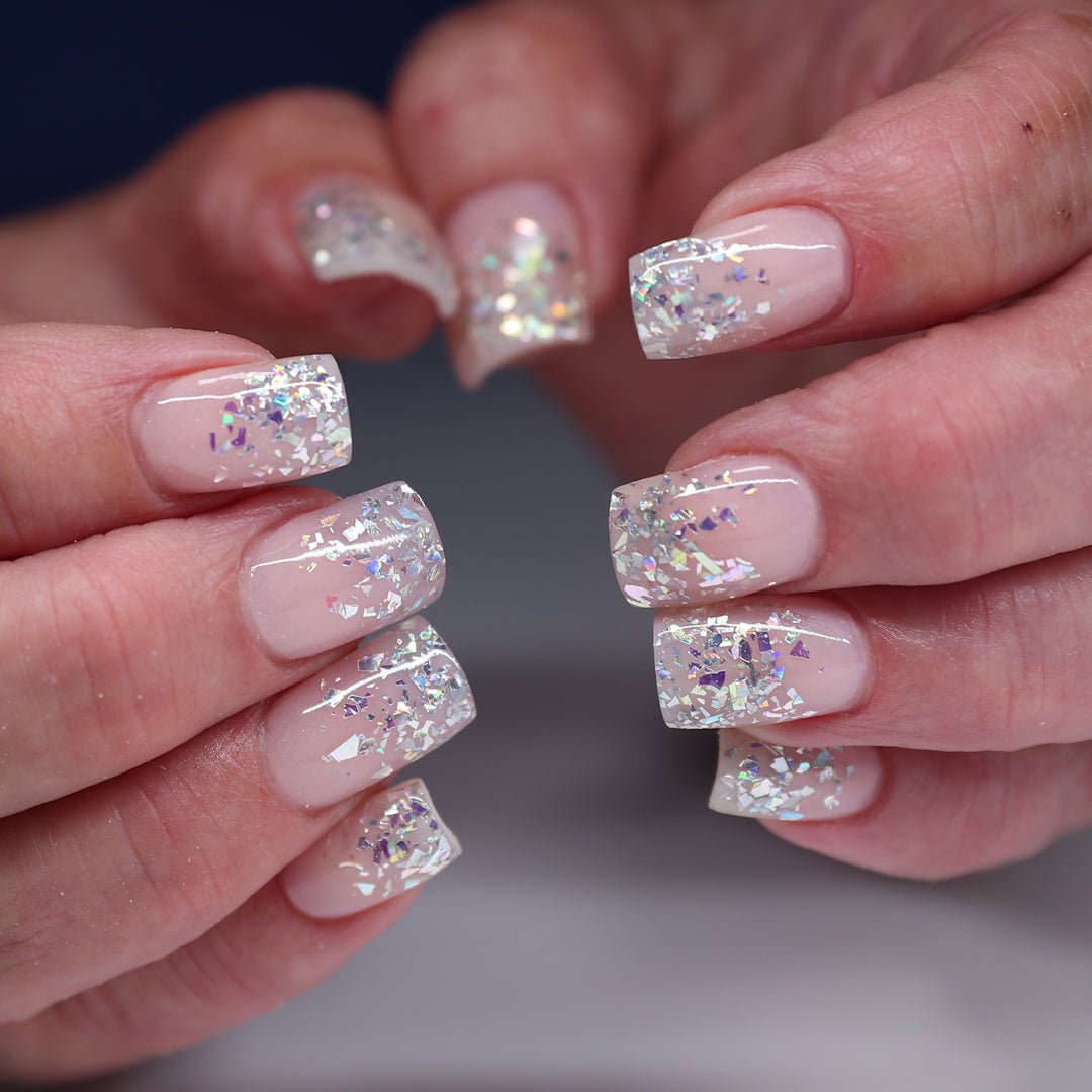Bejewelled Micro Shards Iridescent Rainbow Nail Glitter