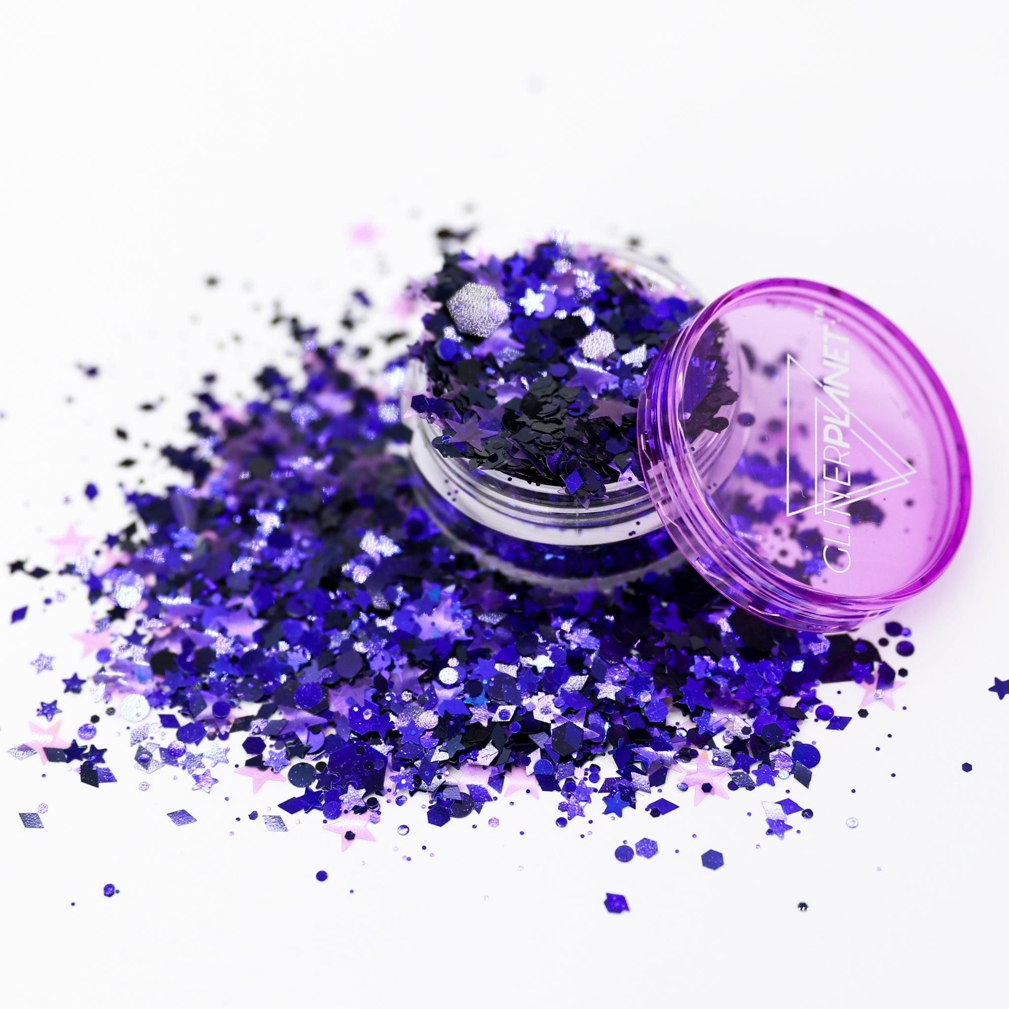 Bewitched Black to Blue Colour shifting Nail Glitter