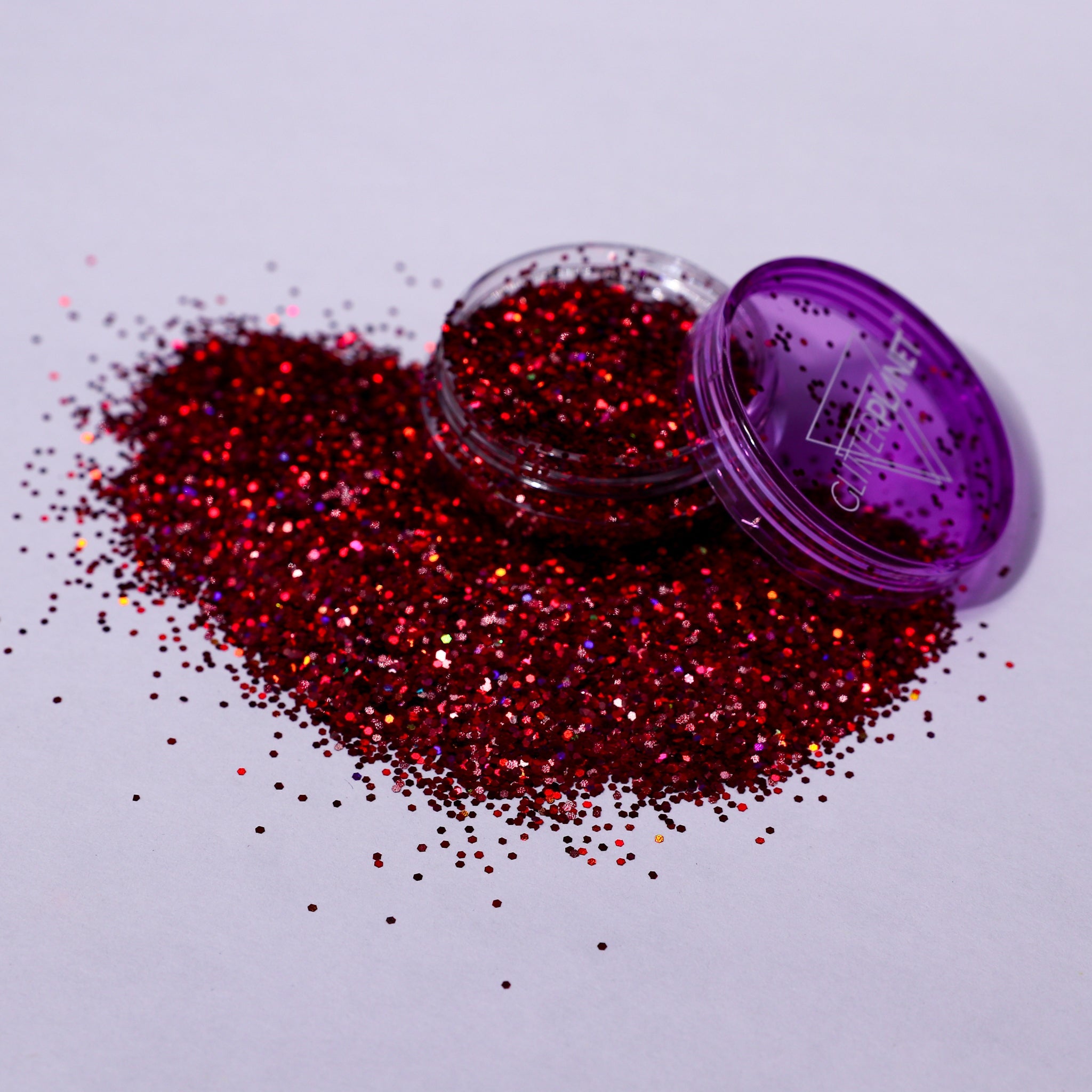 Dazzle Red Nail Glitter 5g