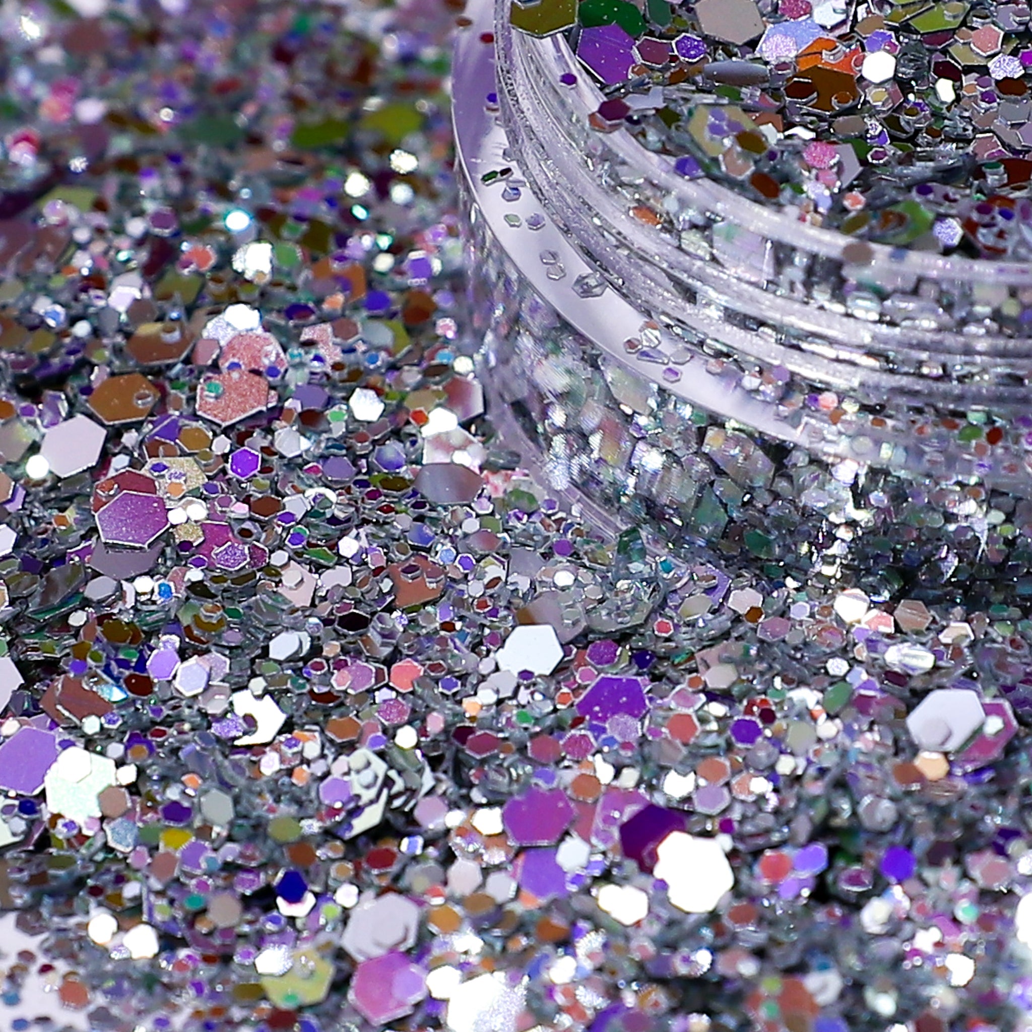 Dreamer | Silver Rainbow Nail Glitter