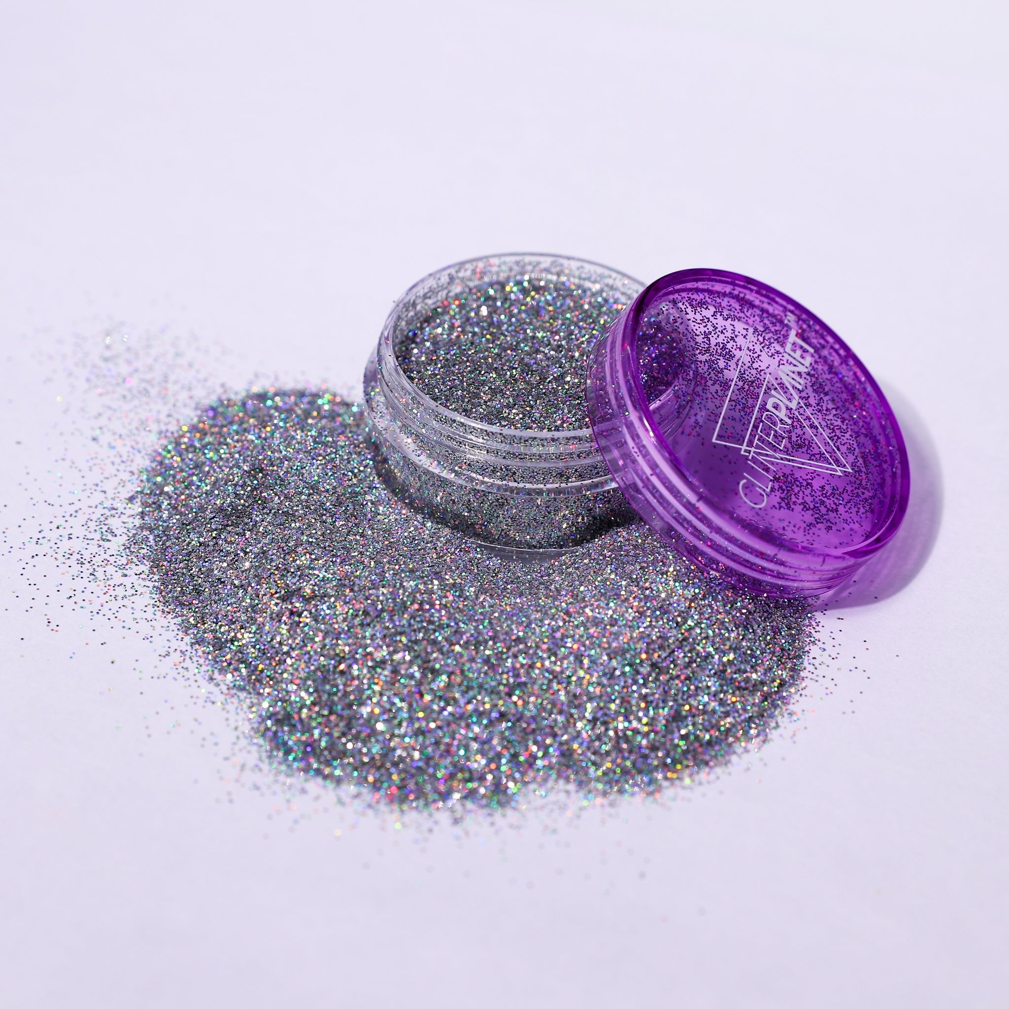 Fine Holographic Silver Nail Glitter 5g