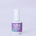 Gelly Flex Tip Bond & Prime for Full Cover Nail Tips makes gel x tip application easy as removes need to file. Chemically etch your tips with this primer. A sleek white bottle of primer with lilac label displayed on a white neutral background.