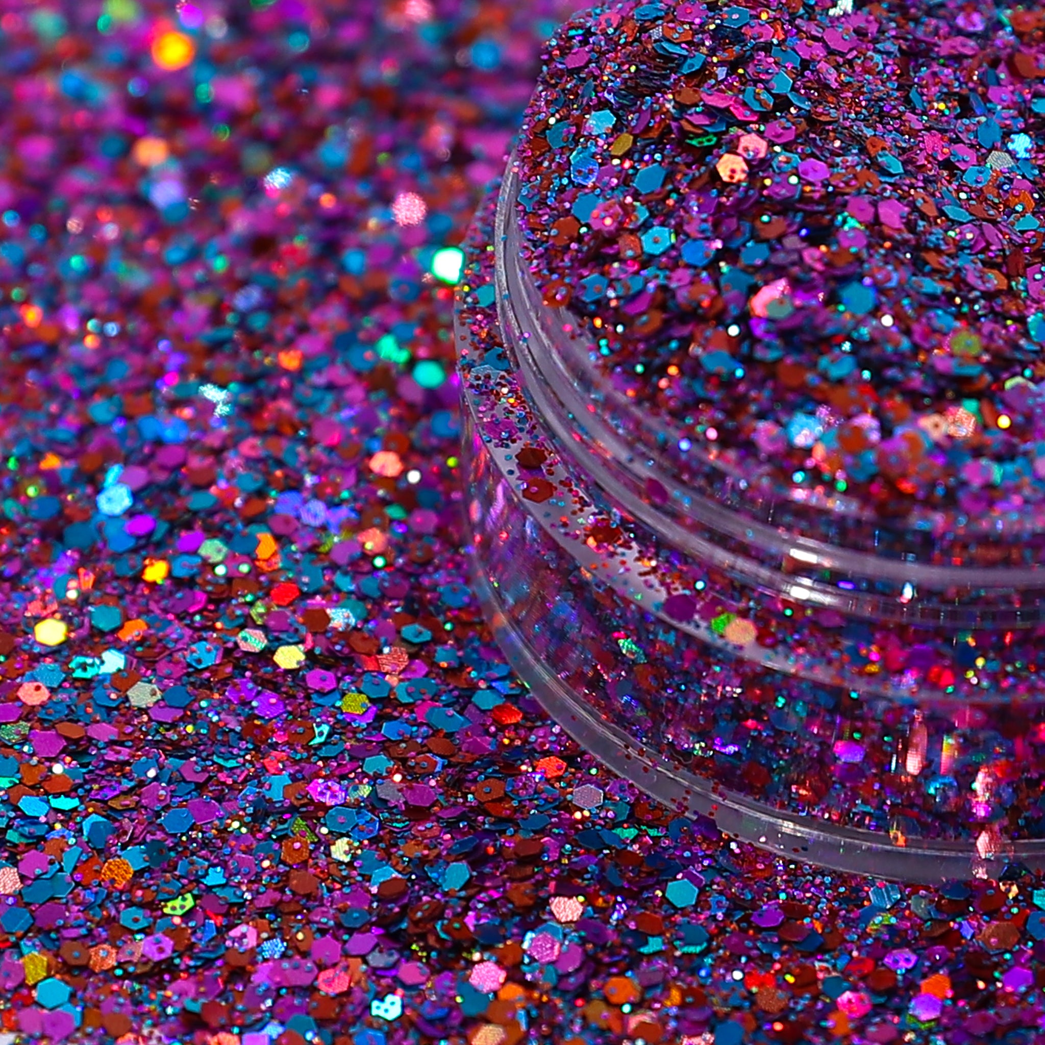 Boss Chick Blue & Purple Nail Glitter 5g