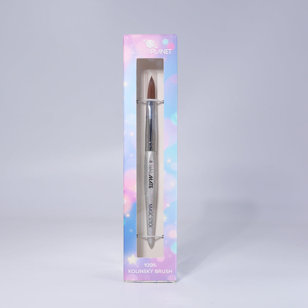 100% Kolinsky Acrylic Nail Brush | Size 8 - Magic Stick