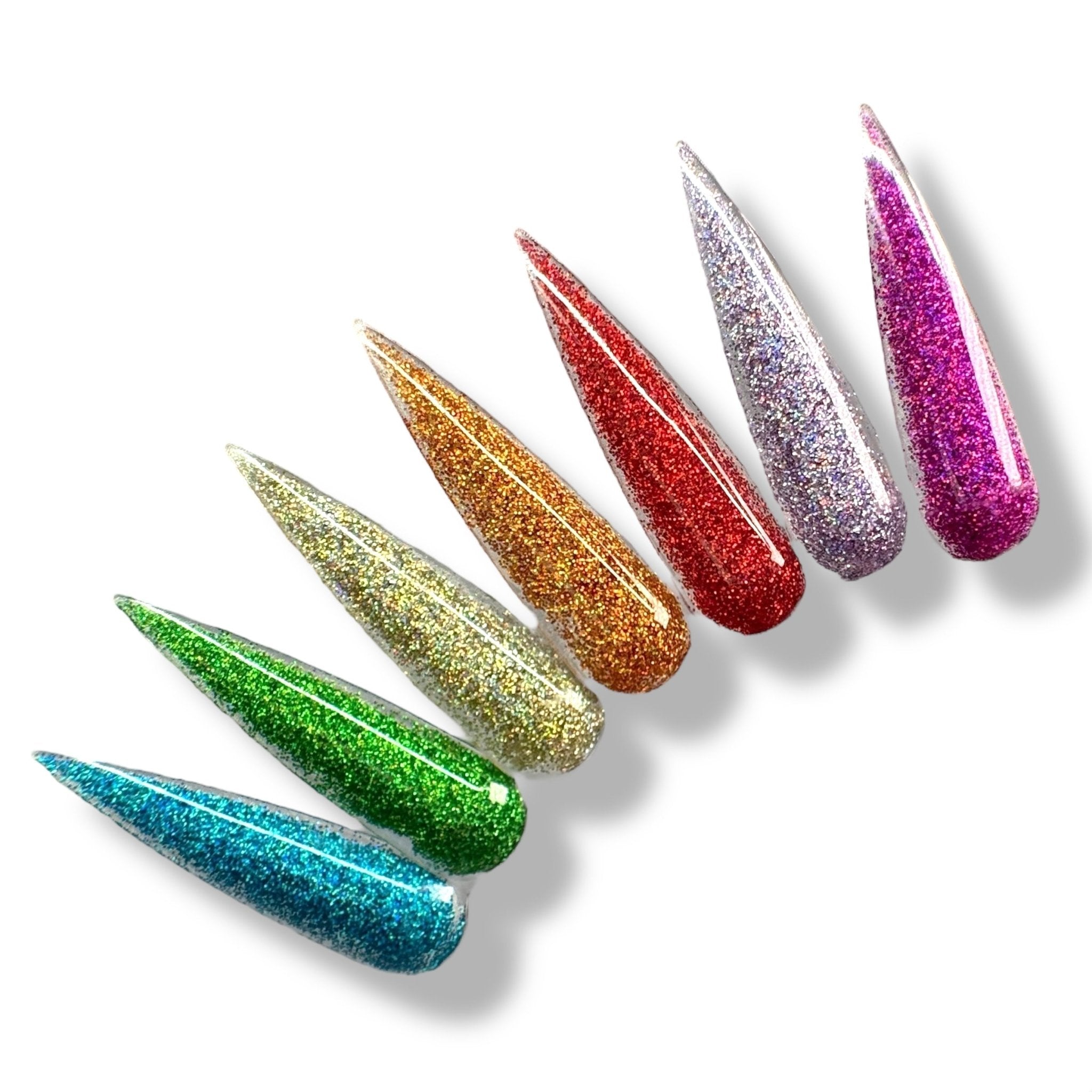 Holo Blast Pre Mixed Glitter Acrylic Set x 7