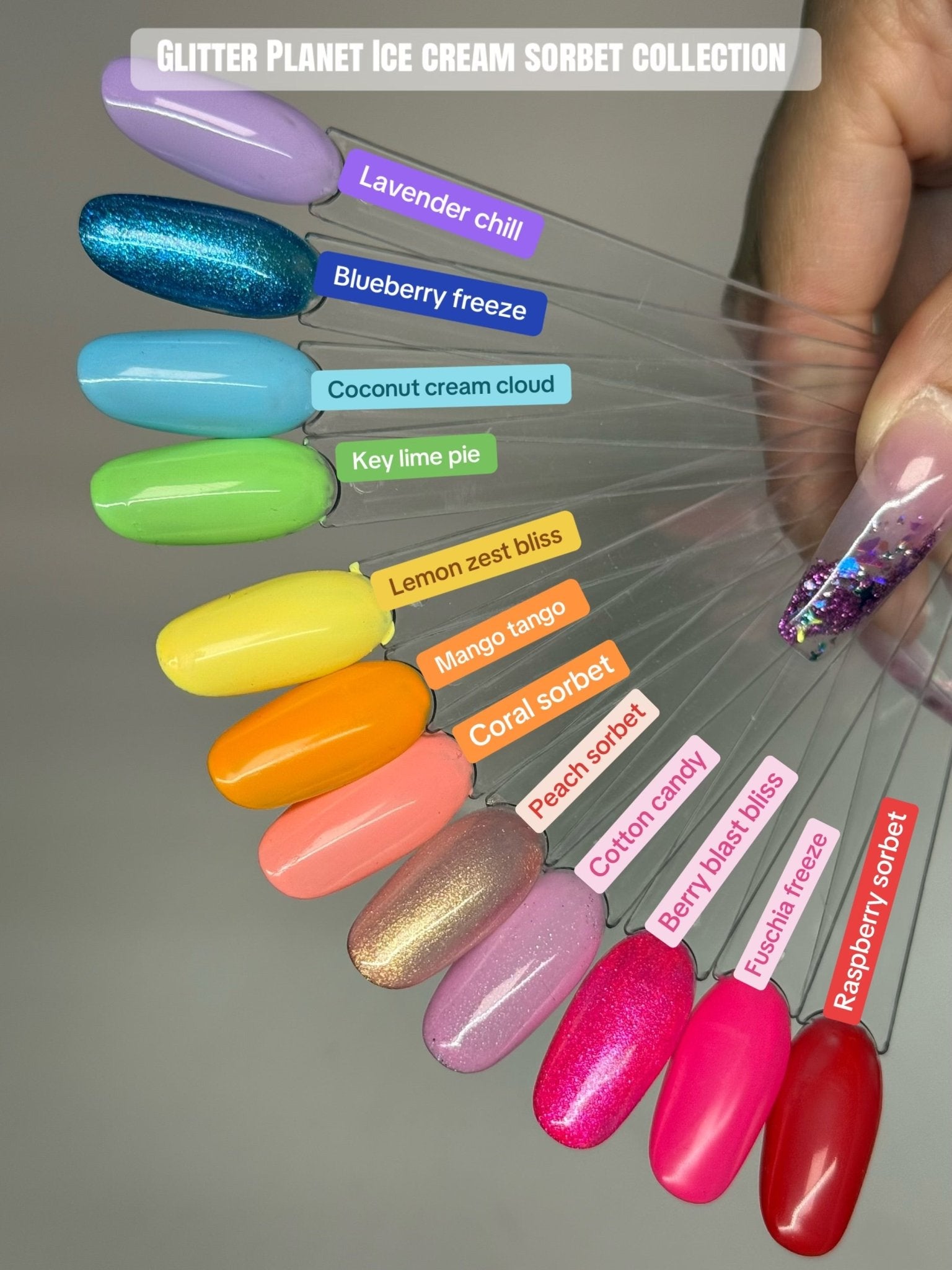 Ice Cream Sorbet - 12 Piece Gel Polish Collection