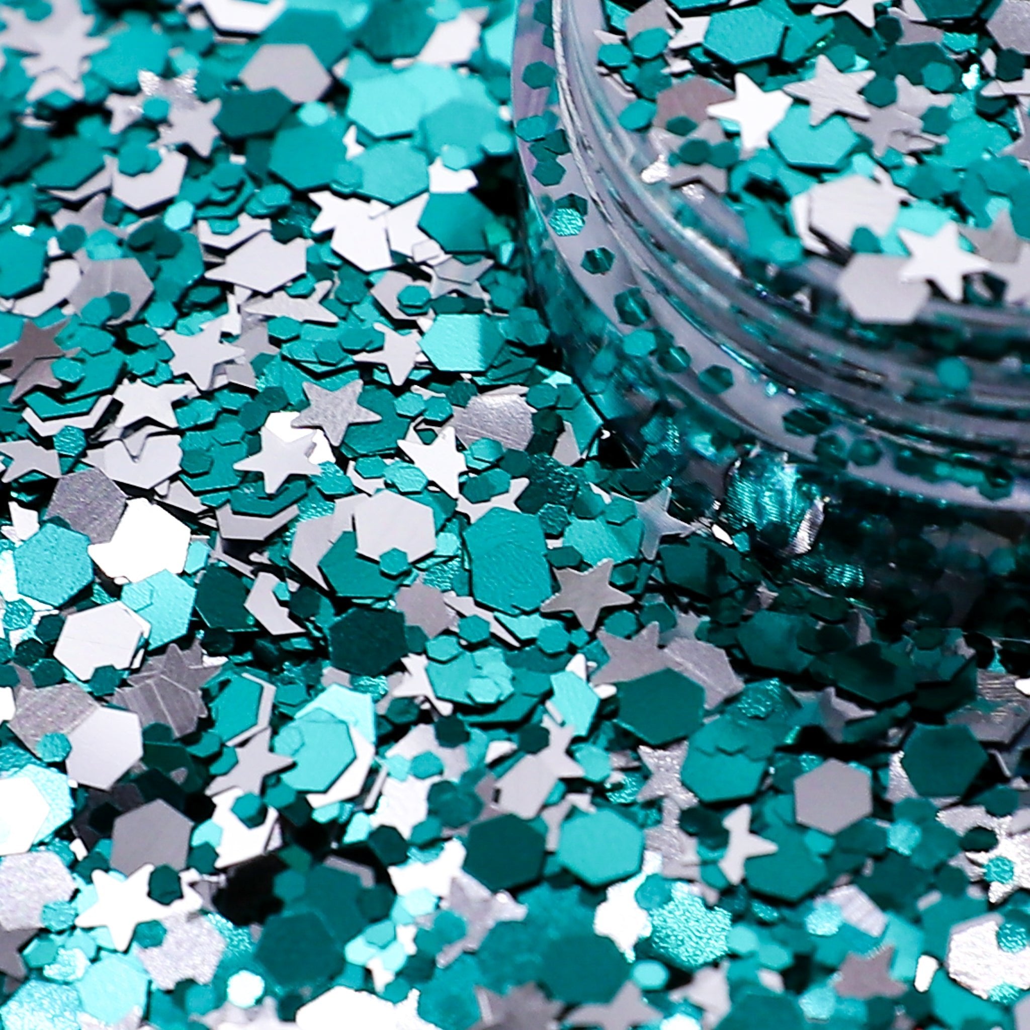 Loose Nail Glitter | Emerald Star