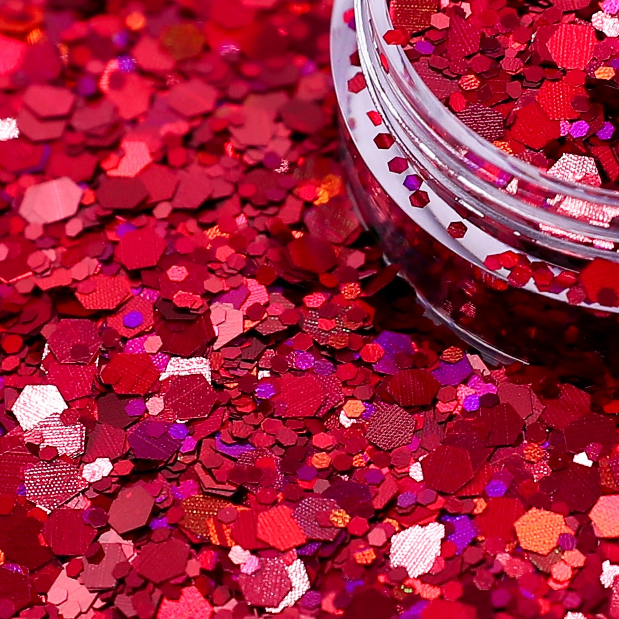 Loose Nail Glitter | Lady In Red