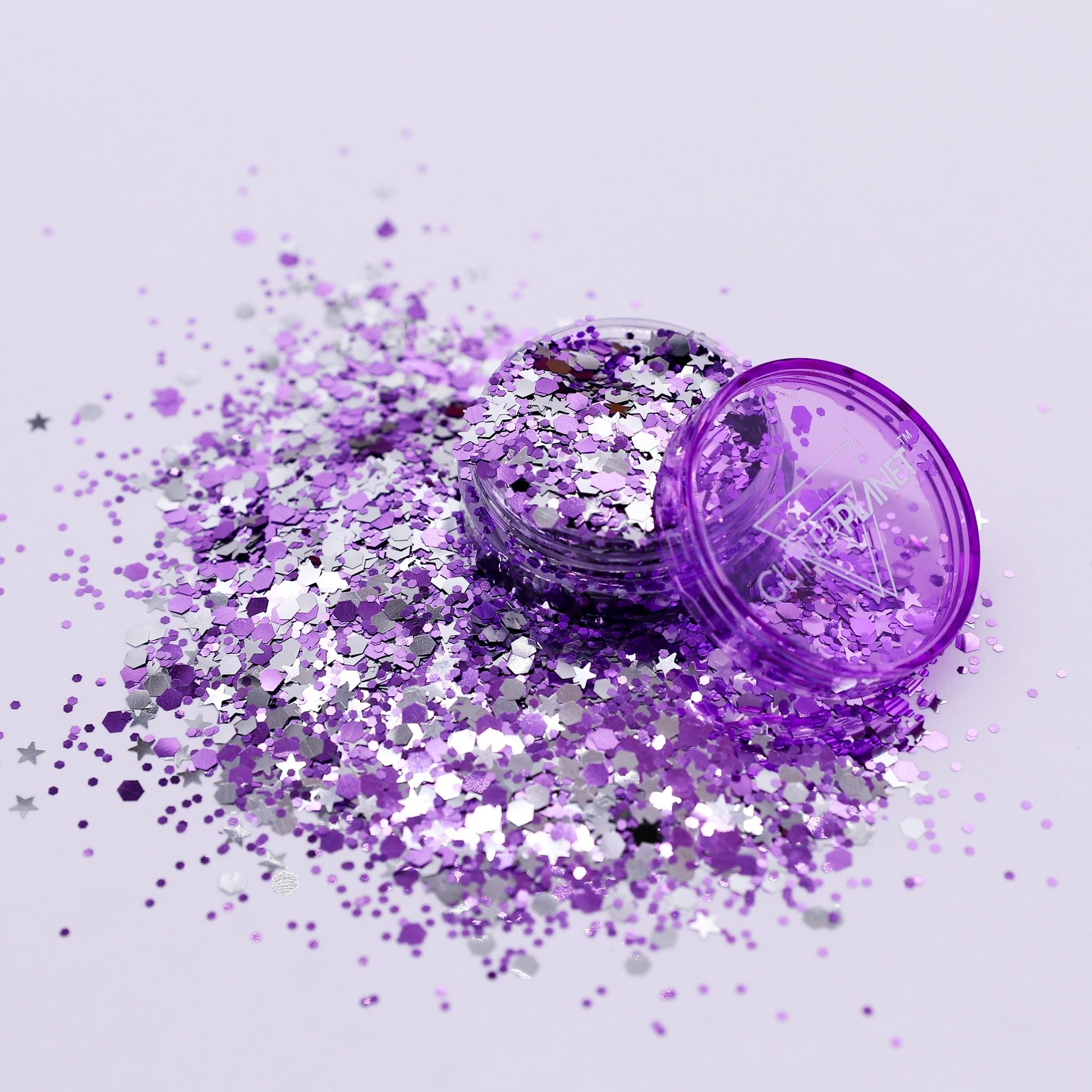 Loose Nail Glitter | Lavender Star