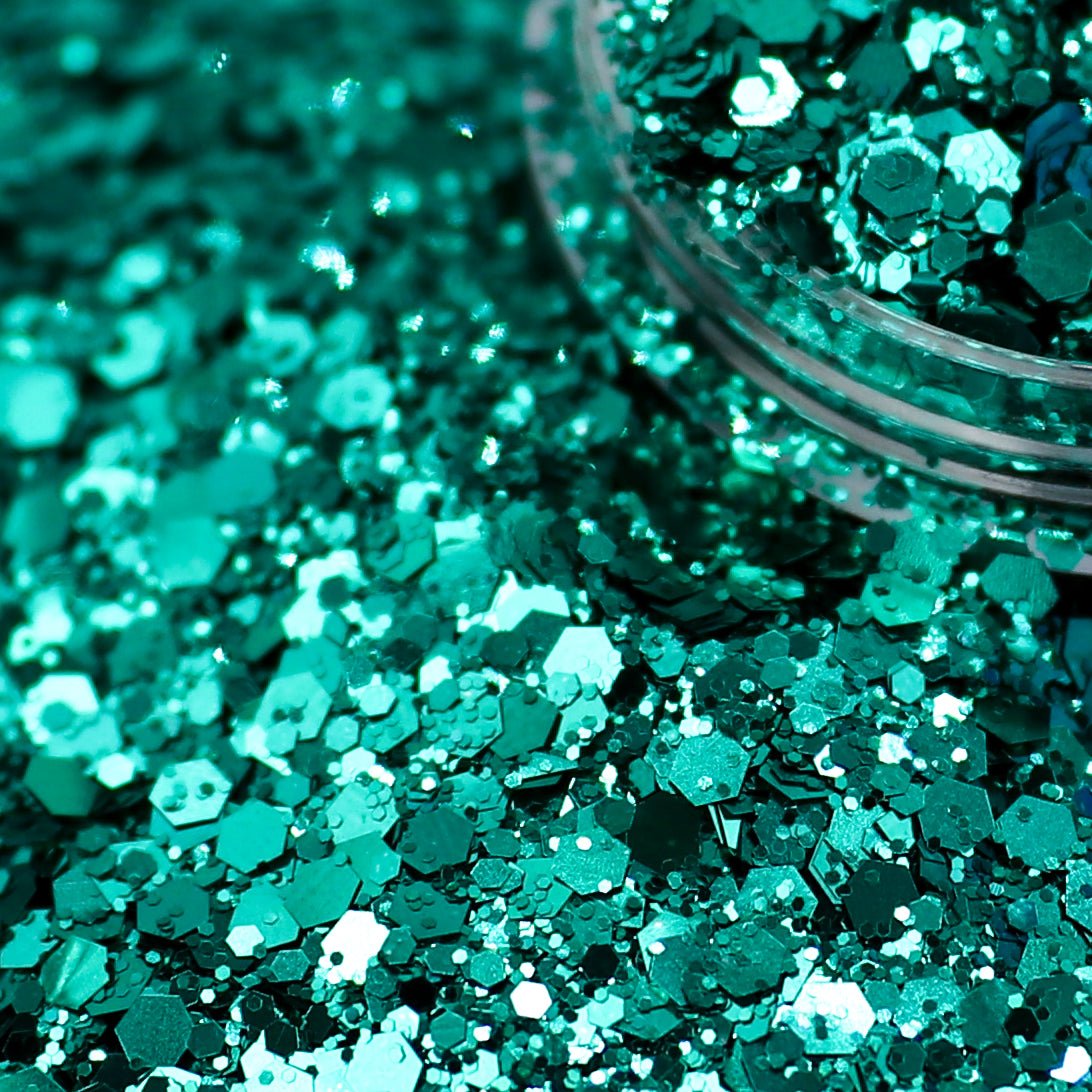 Metallic Teal Nail Glitter 5g