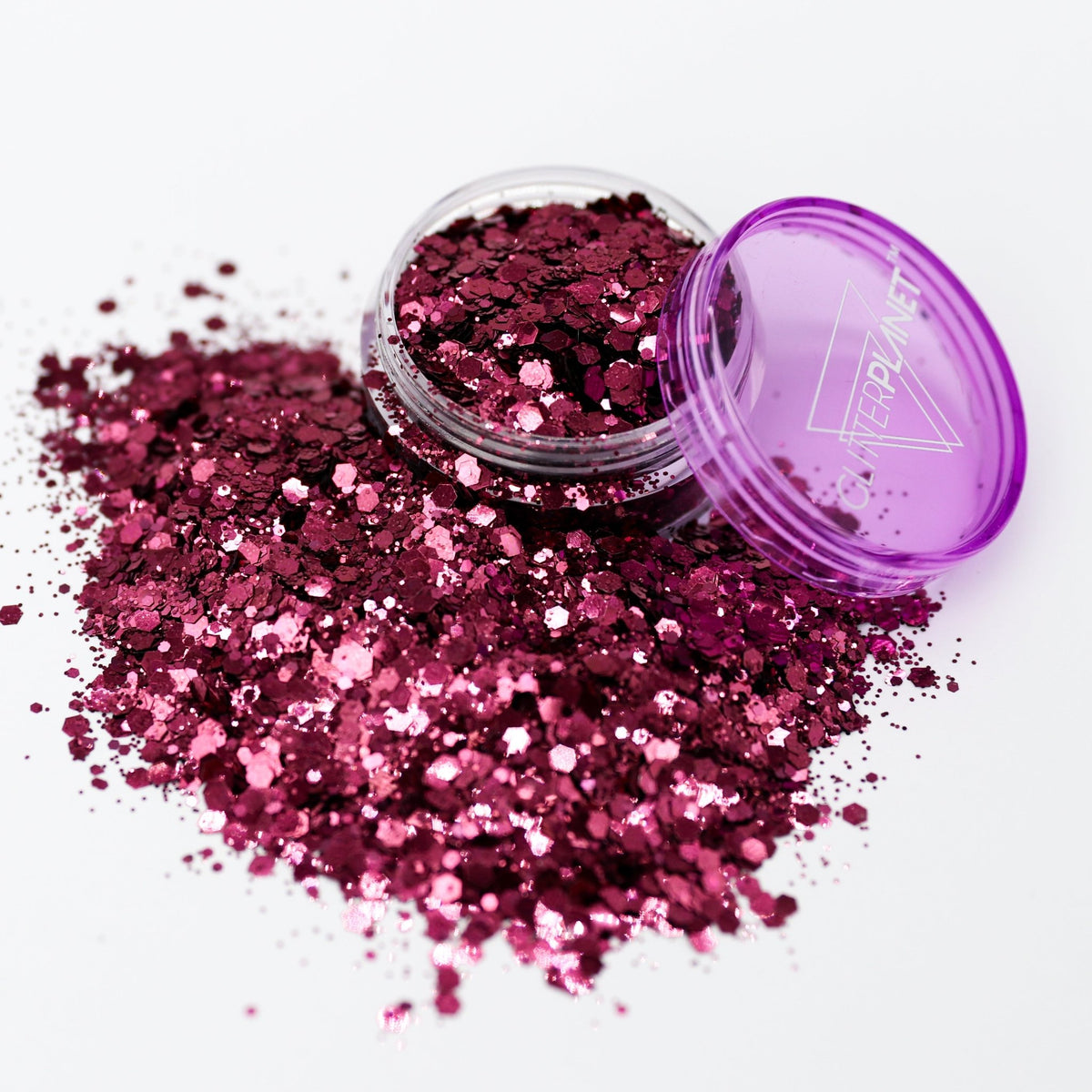 Metallic Wine Nail Glitter