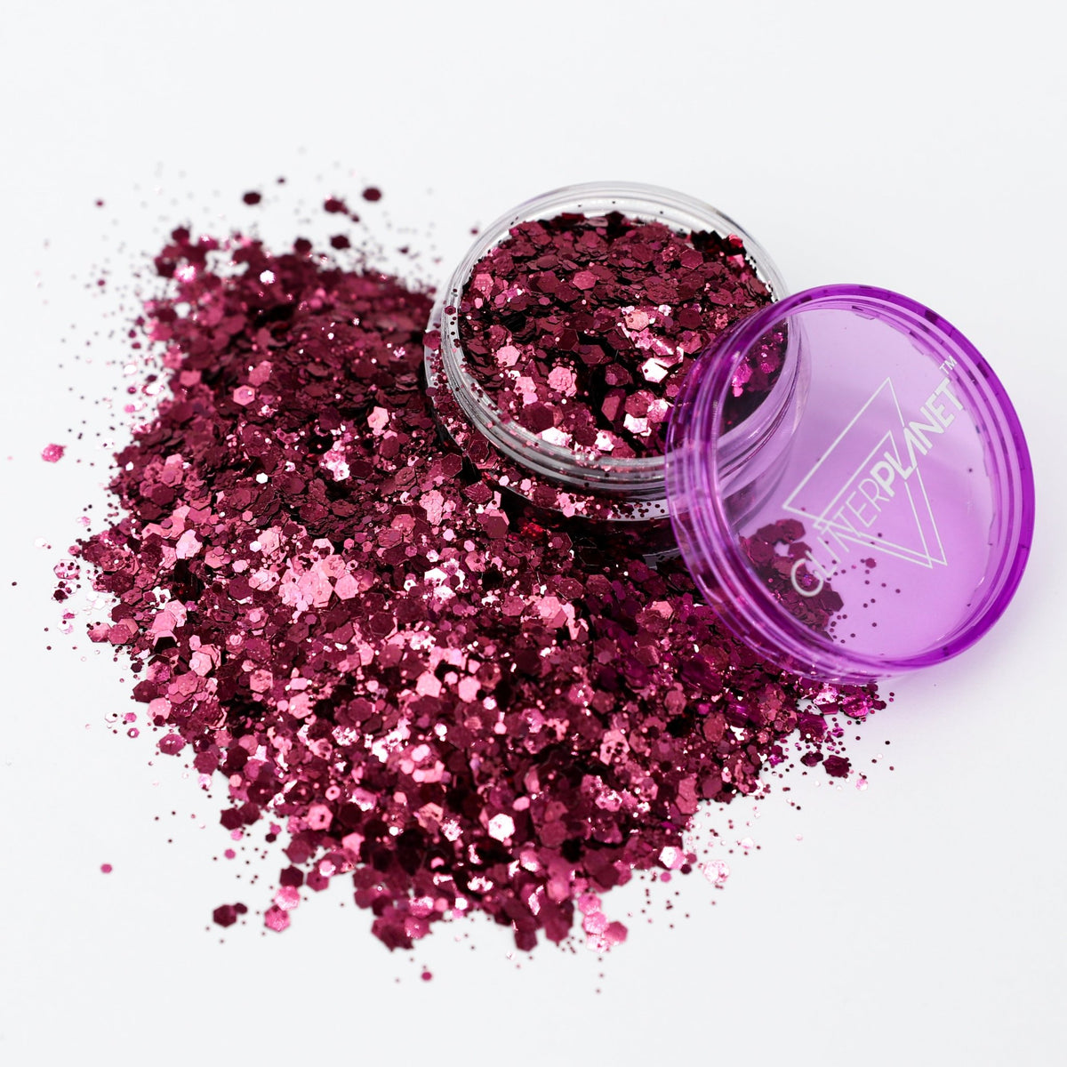 Metallic Wine Nail Glitter