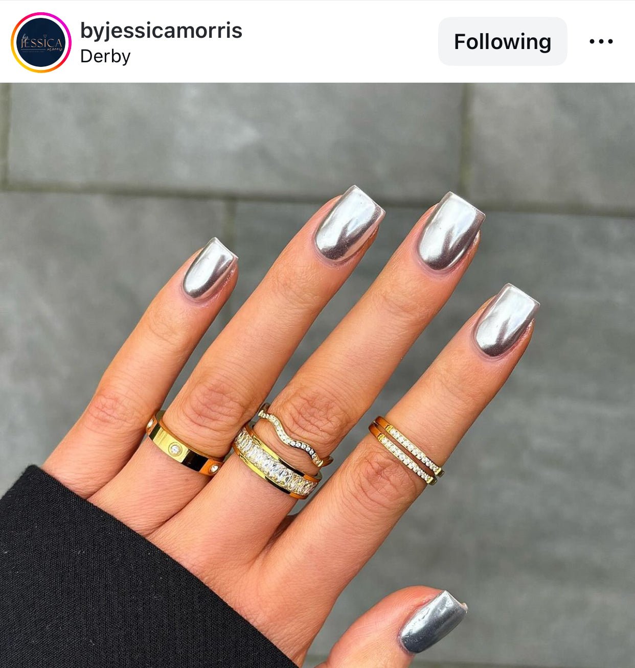 Mirror Mirror Silver Chrome Powder