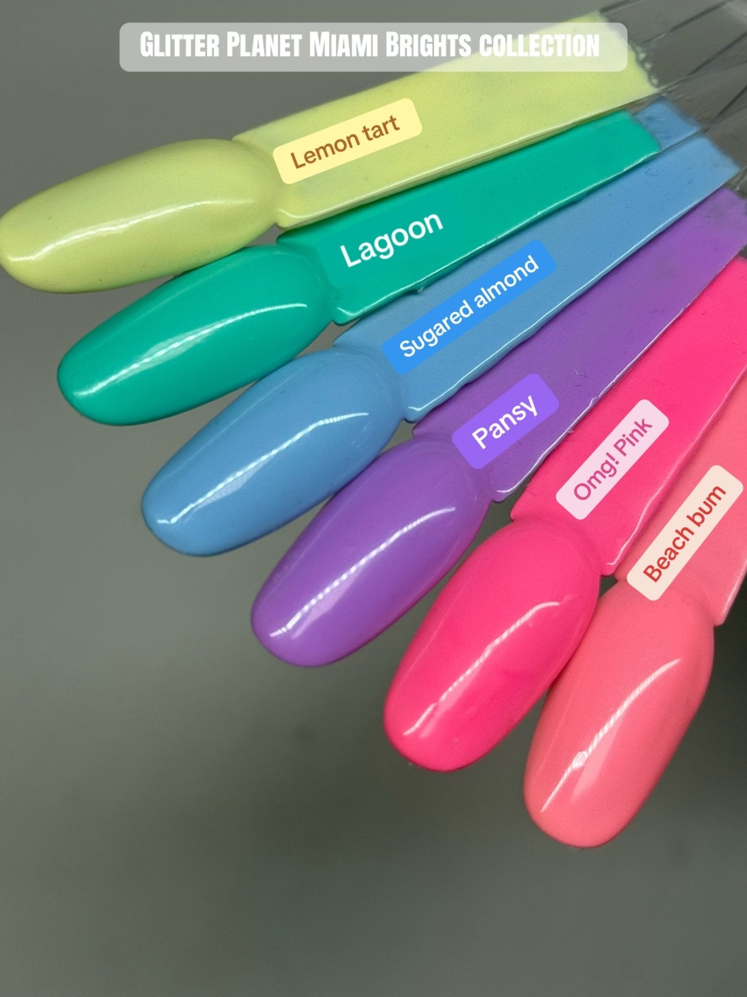 Nail Mate MIAMI Brights Full Gel Polish Collection