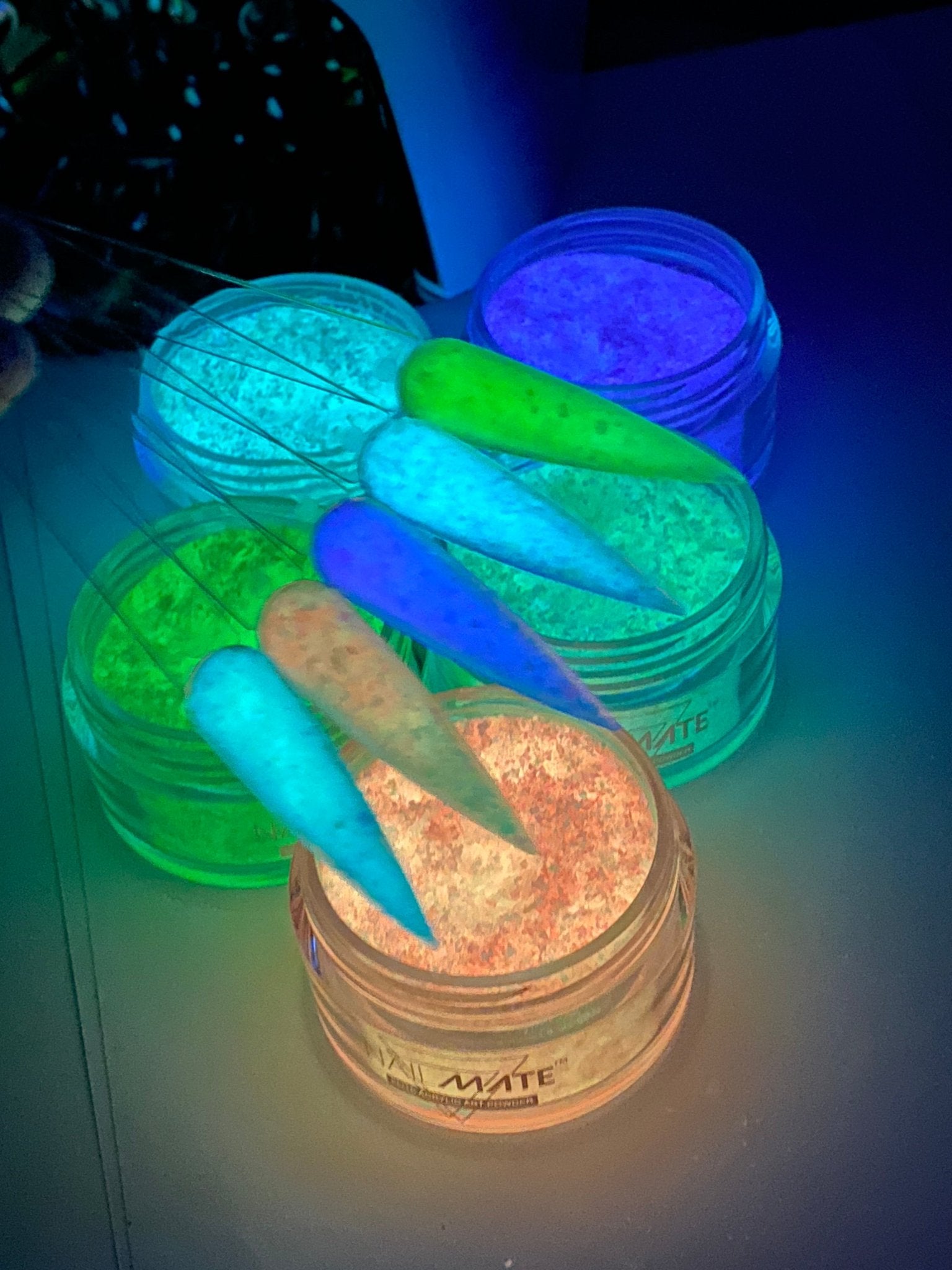 Prismatic Glow in the Dark Acrylic Collection