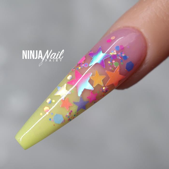 Easy tips Clear Long Stiletto Nail Tips 500pcs