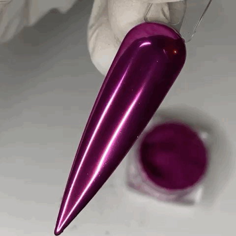 Hot Pink Mirror Chrome Powder
