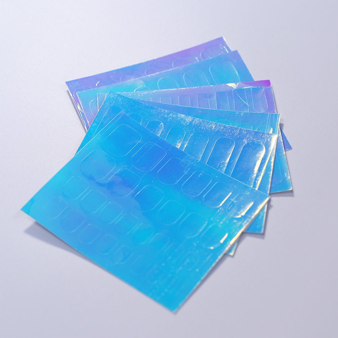 Pre Cut Shapes Aurora Bubble Trend Nail Art Films