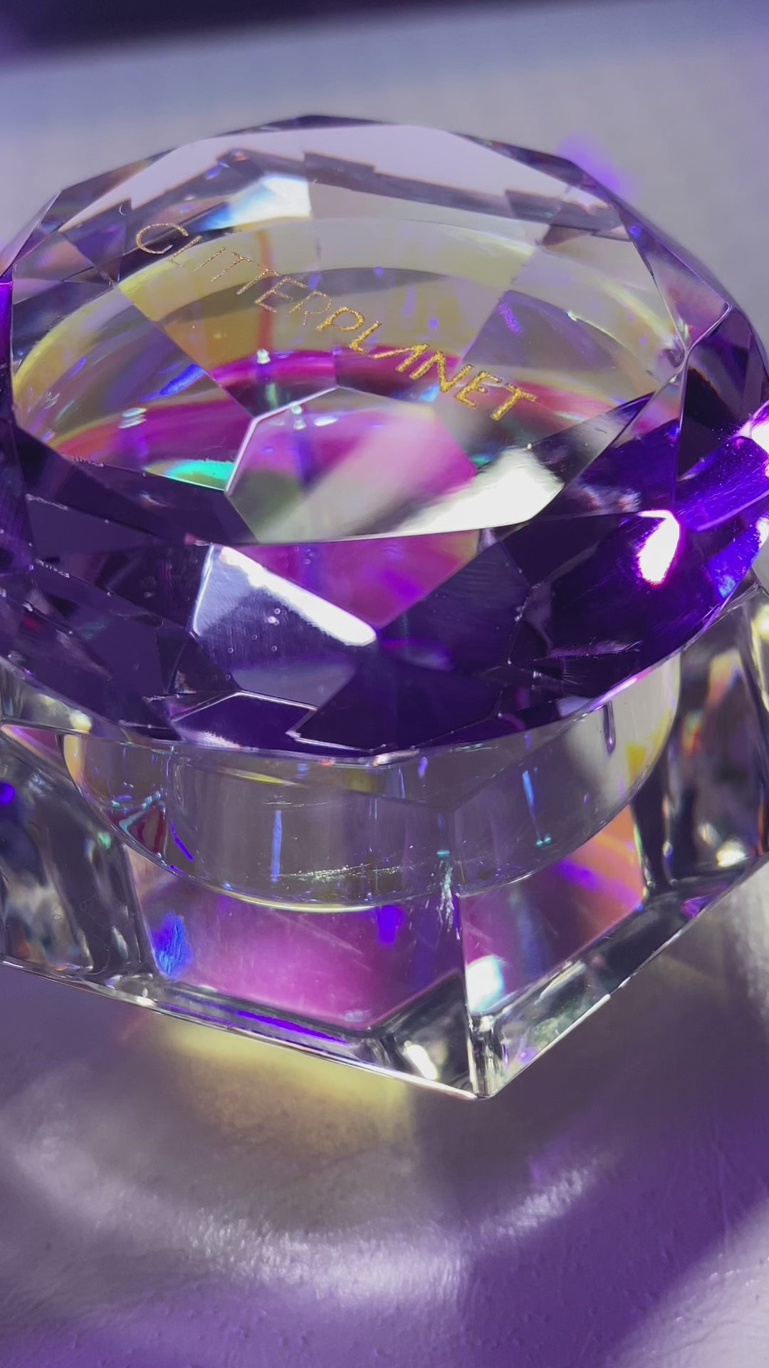THE DISH - Large Clear Crystal Dappen Dish