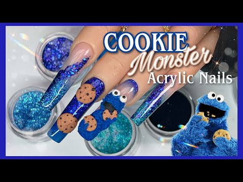 Neon Blue Acrylic Nail Powder 10g-28g