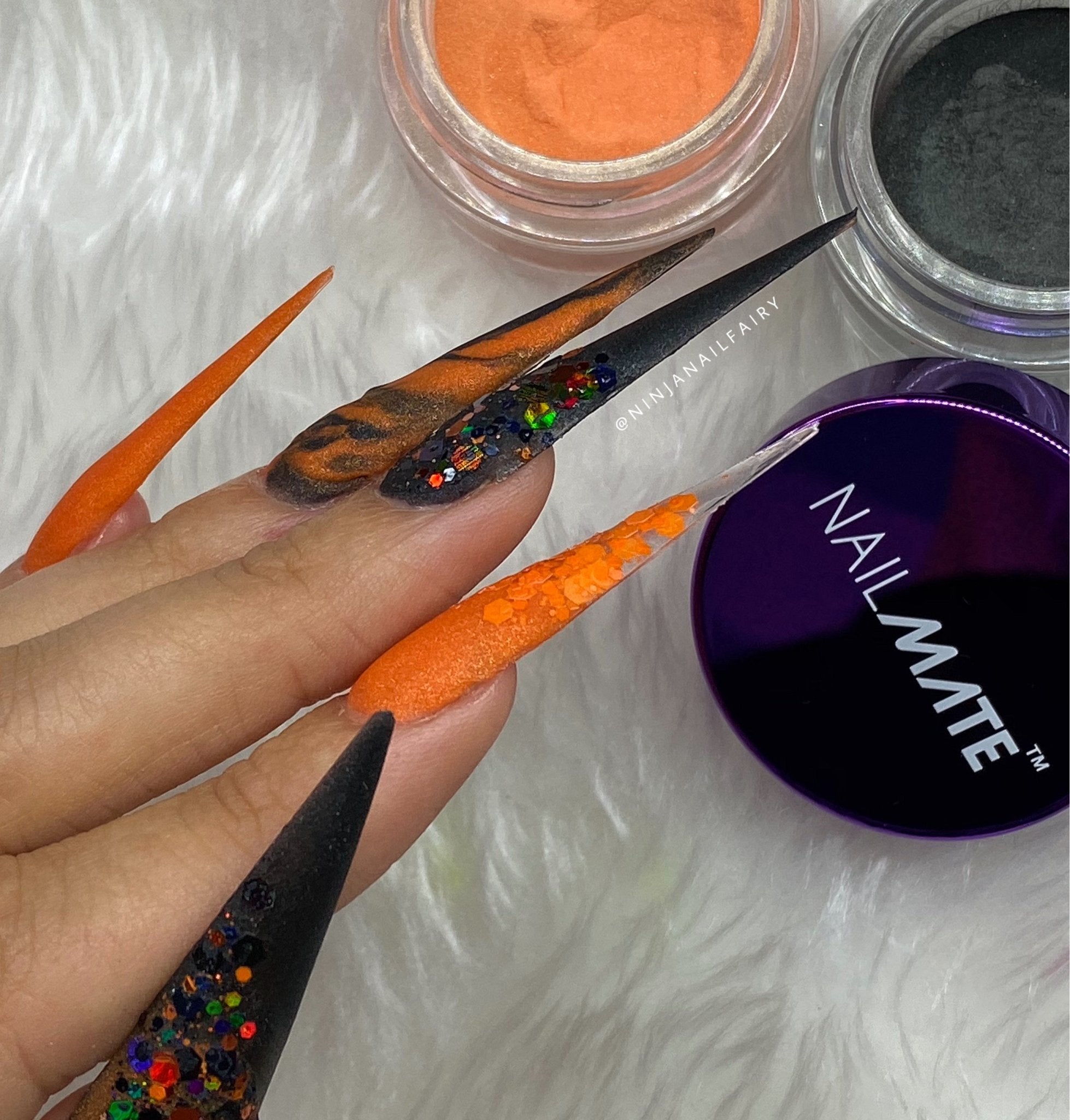 Pumpkin Pie Orange Acrylic Powder