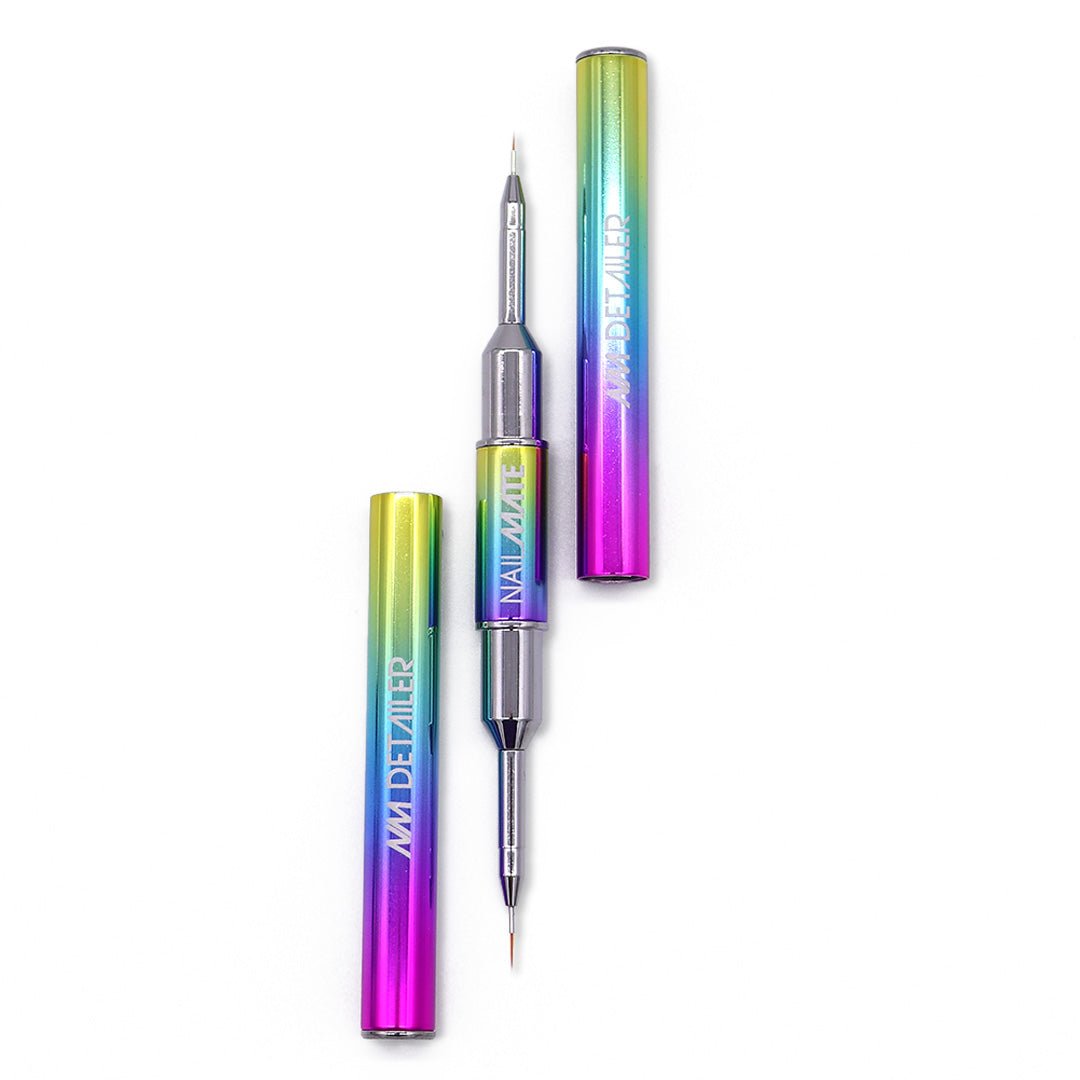 Rainbow Liner Detailer Nail Art Brush - Fine precision Bristles