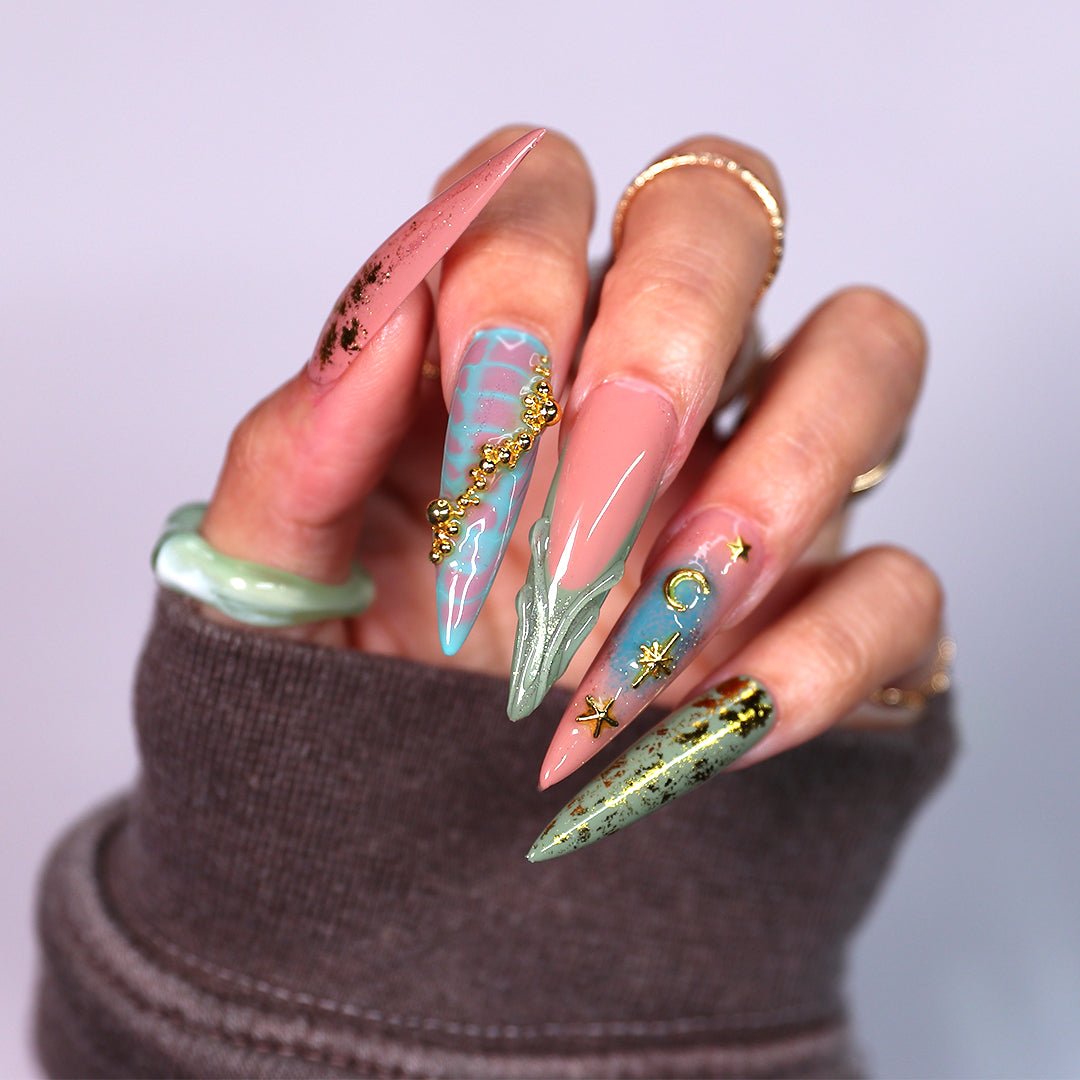 XL Stiletto Gelly Flex Full Cover Gel Nail Tips