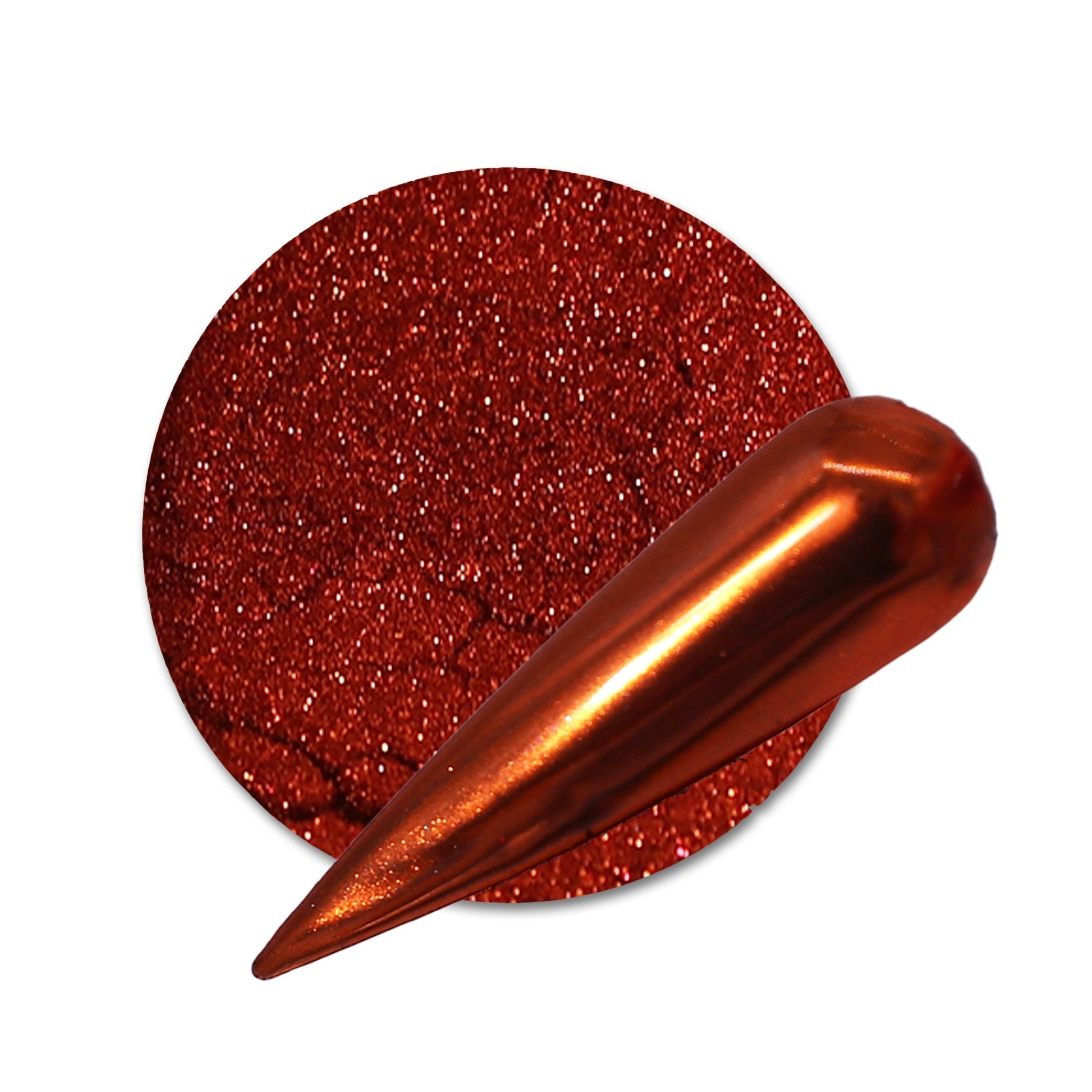 Spiced Latte - Brown Chrome Nail Pigment Powder