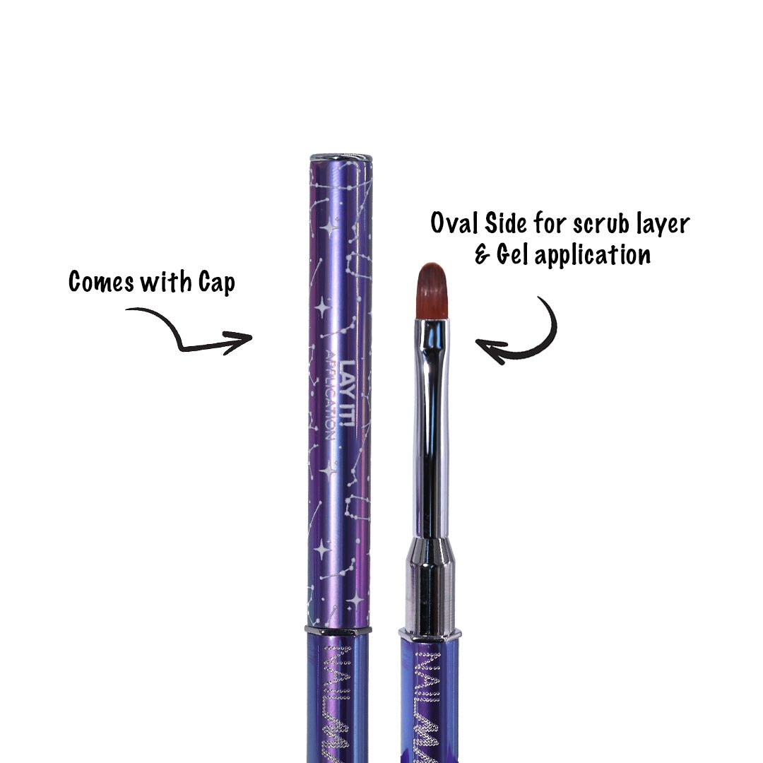 The GEL BRUSH - Double Sided Builder Gel Brush