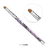 100% Kolinsky Gel Nail Brush | Galaxy Aqua