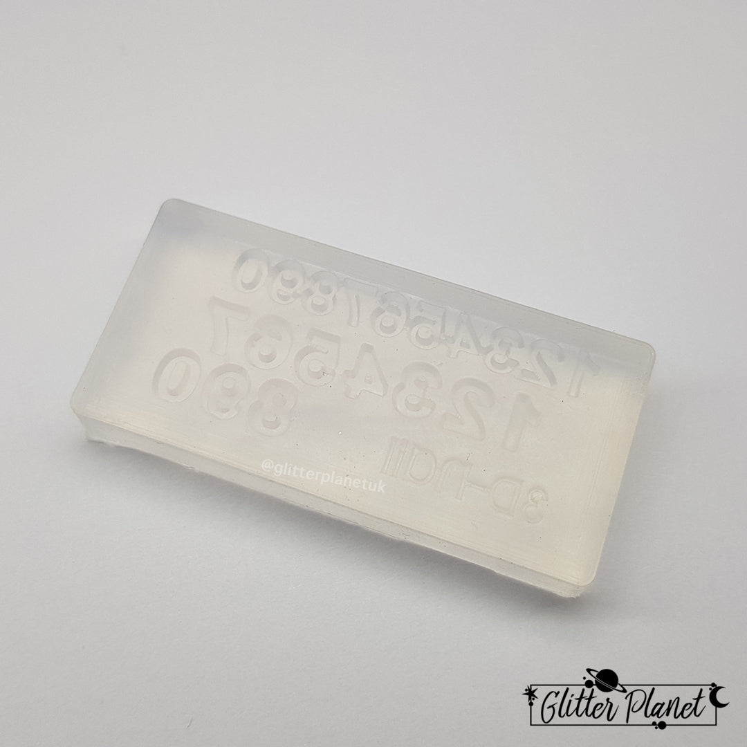 3D Nail Mould - Numbers