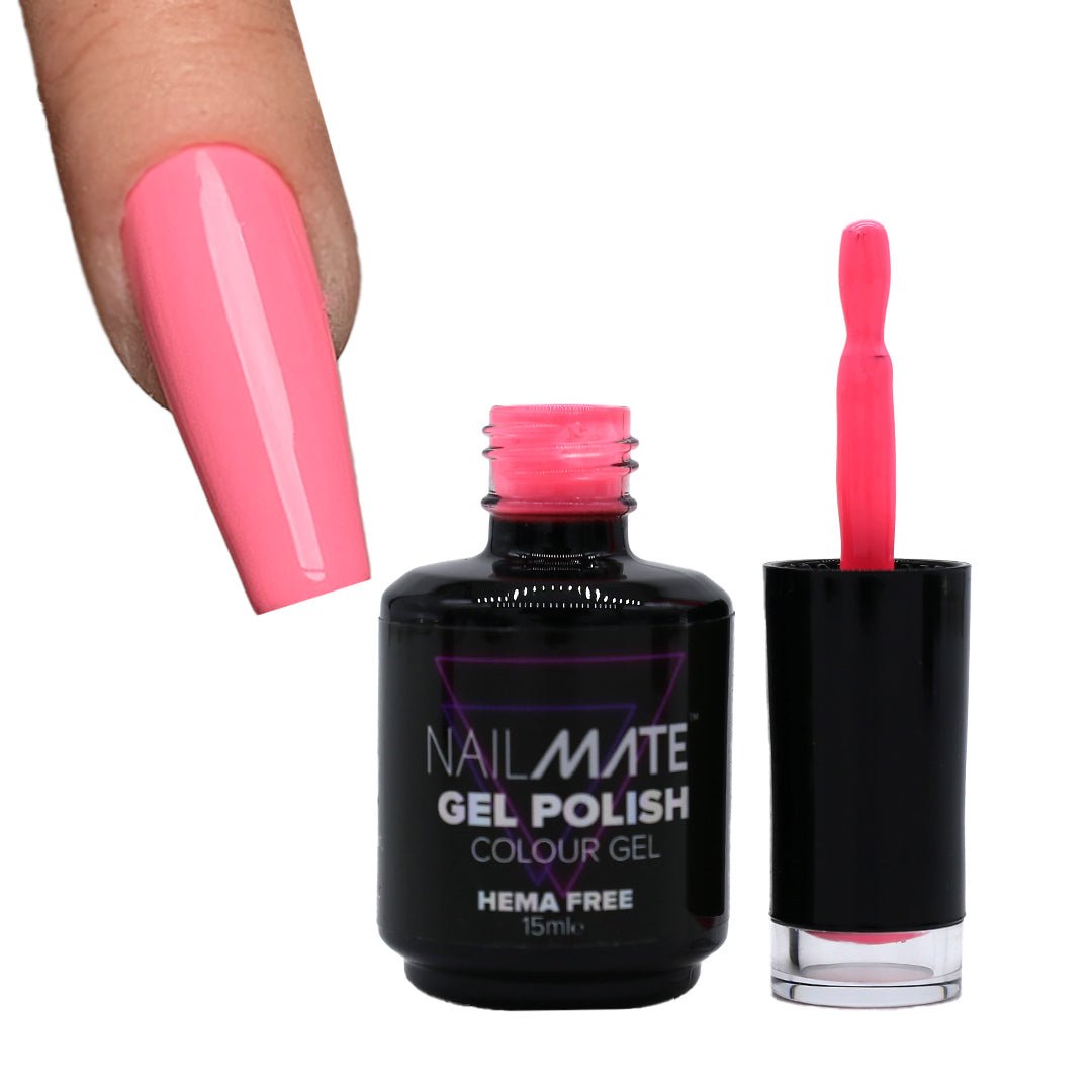 Beach Babe Coral Gel Polish - Glitter Planet