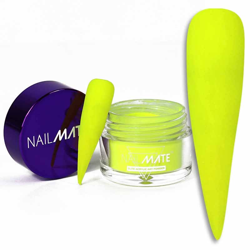 Colour Acrylic Powder | Neon Yellow 10g-28g - Glitter Planet