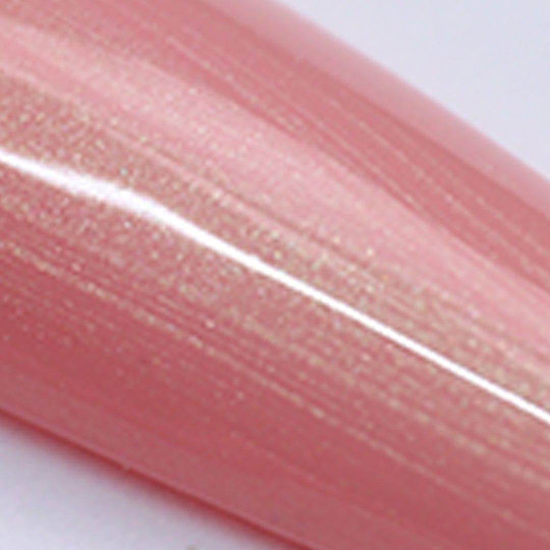 Coral Shimmer Build+ Strengthening Gel in a Bottle - Glitter Planet