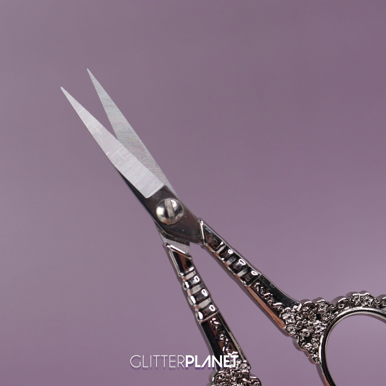 Decorative Ornate Scissors Silver