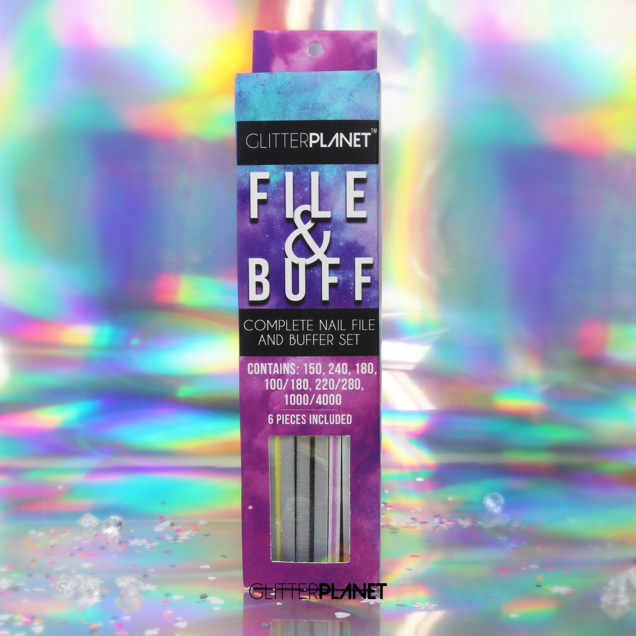 File & Buff Complete 6pcs Set Hand Files