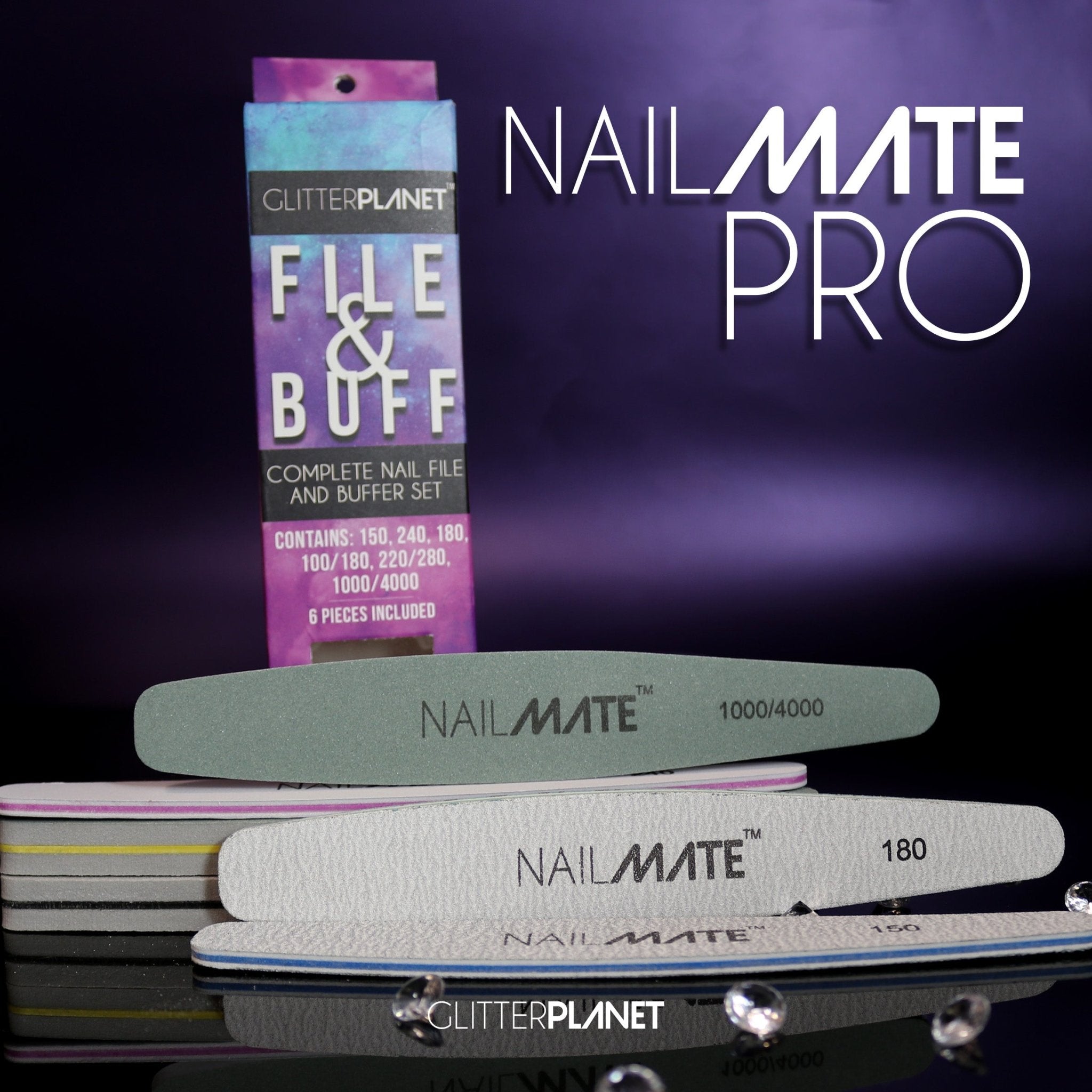 File & Buff Complete 6pcs Set Hand Files