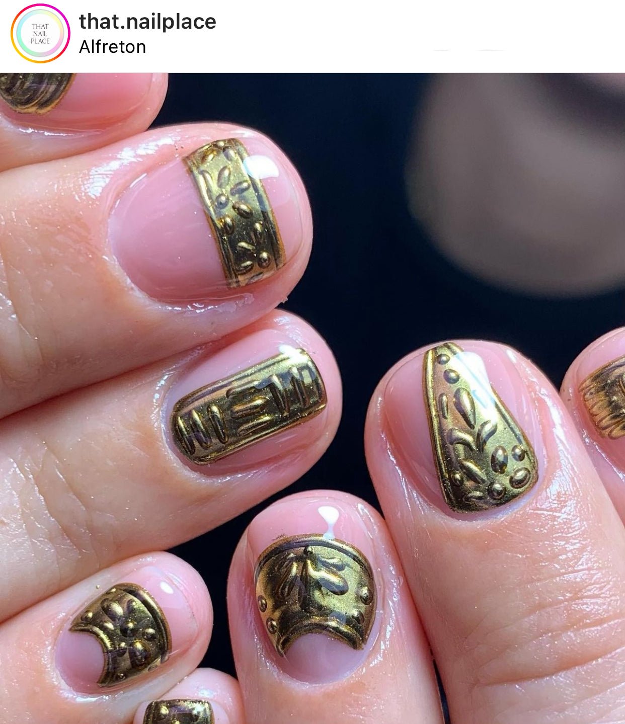 Gold Mirror Chrome Powder