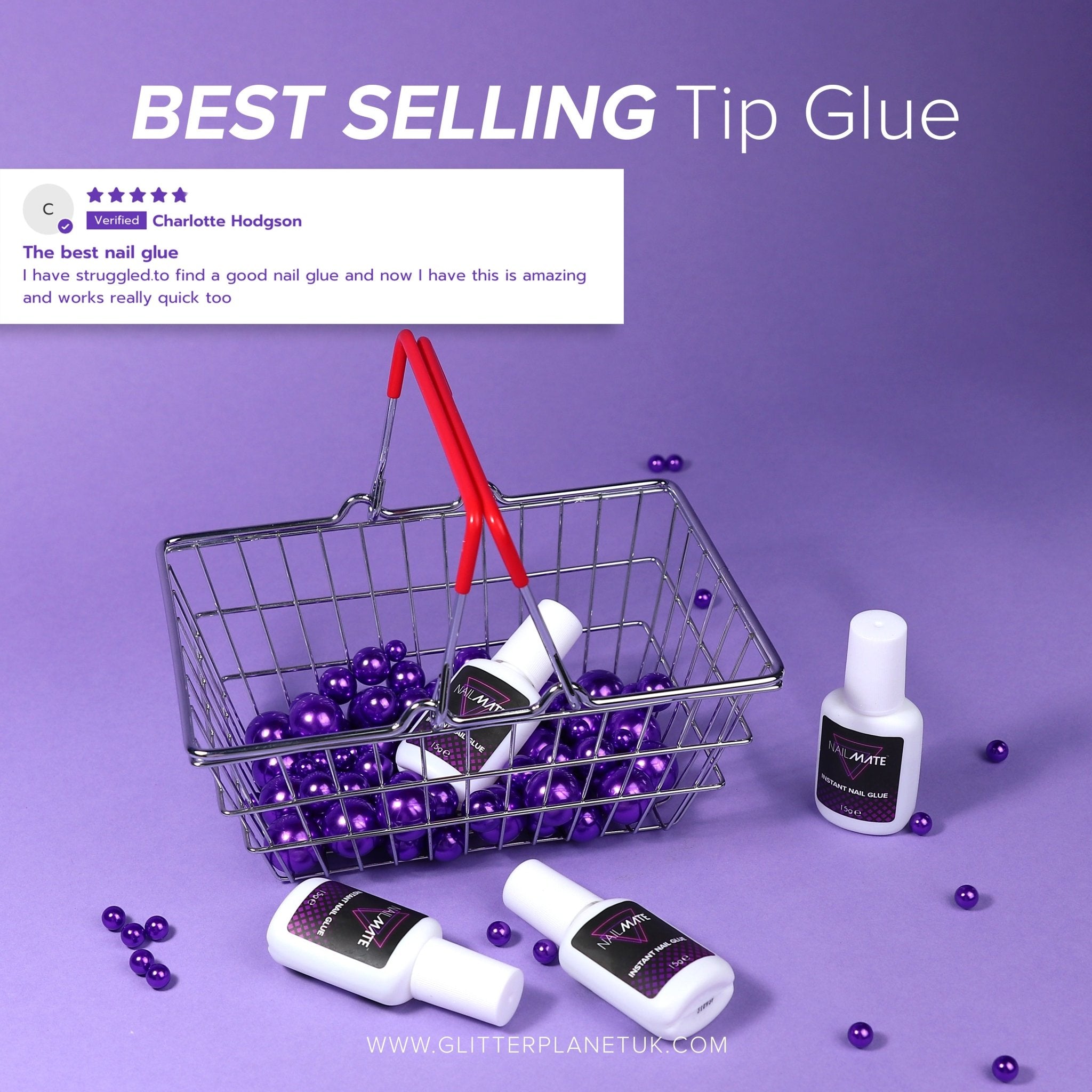 Instant Nail Tip & Crystal Glue 15g