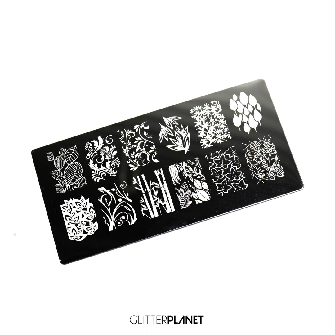 Leafy Stamping plate