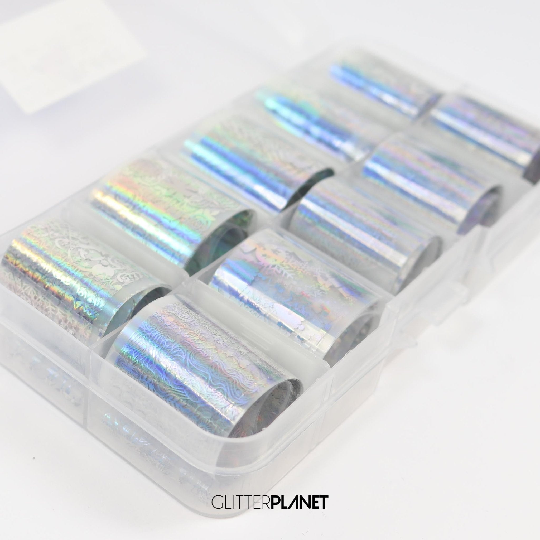 Nail Art Foil | Holographic Set 10pcs - SET 1