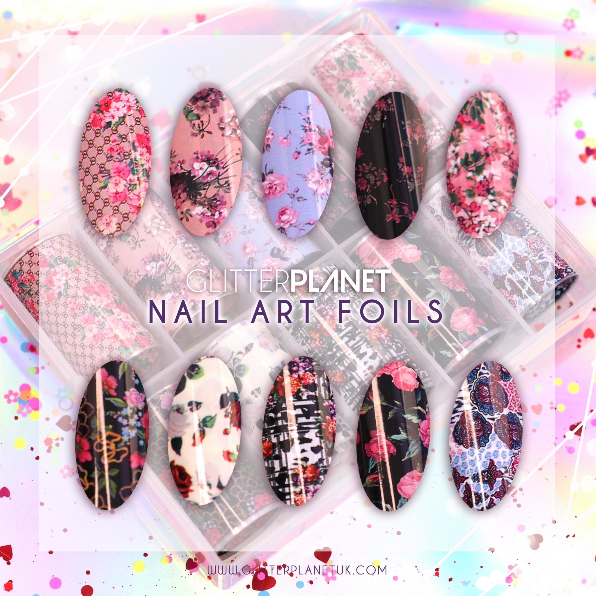 Nail Art Foil | Vintage Florals Set 10pcs