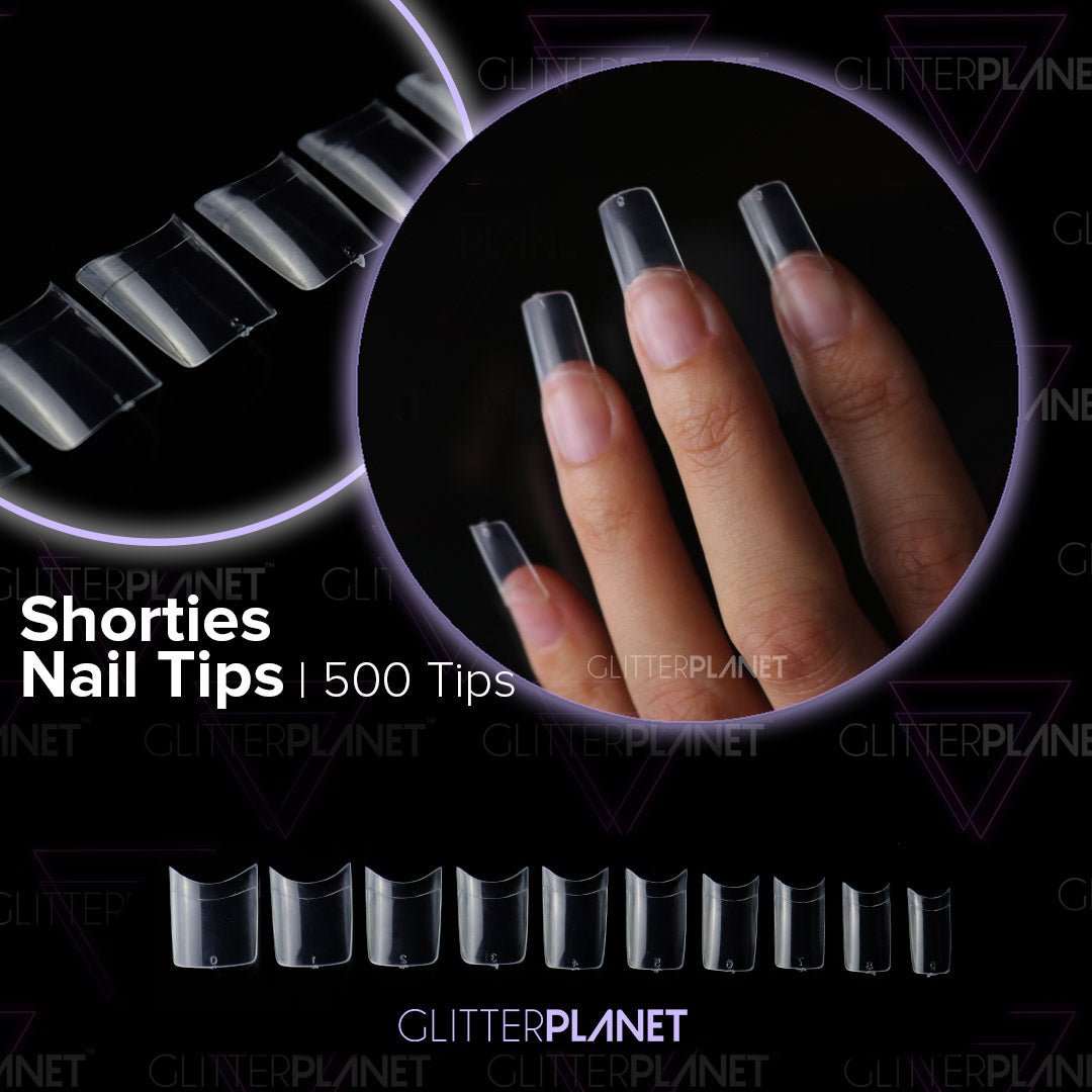 Nail Tips | Shorties Mini Square - 500pcs