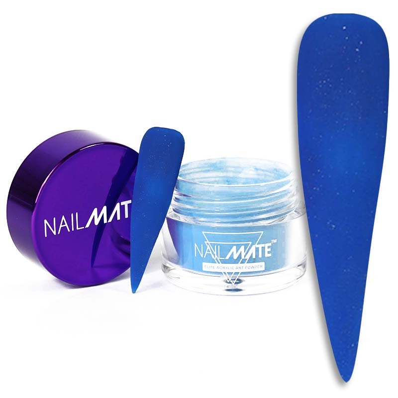 Neon Blue Acrylic Nail Powder 10g-28g - Glitter Planet