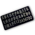 Old English Numbers & Letters Stamping Plate - Large - Glitter Planet