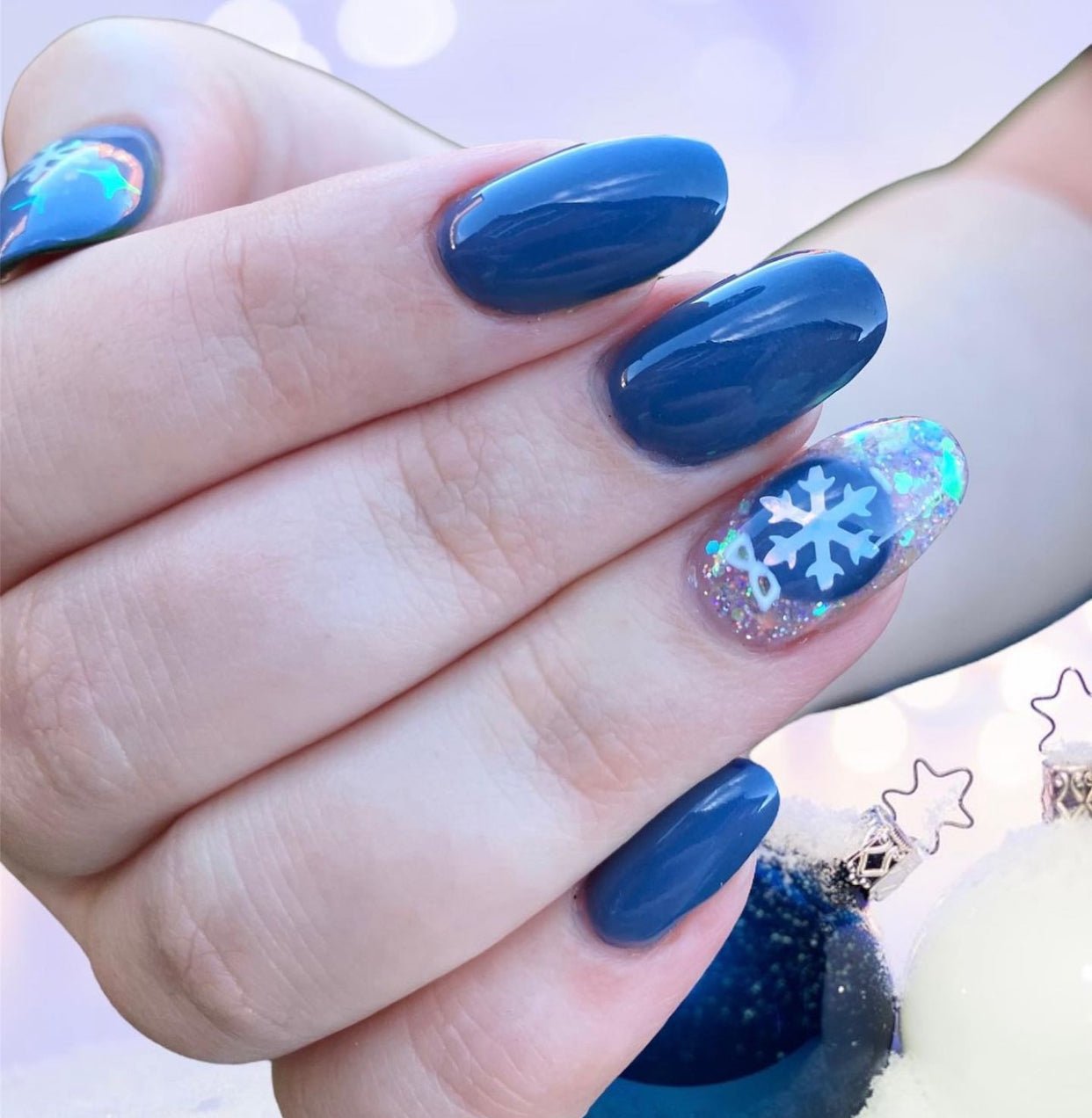 Vintage Blue Acrylic Nail Powder